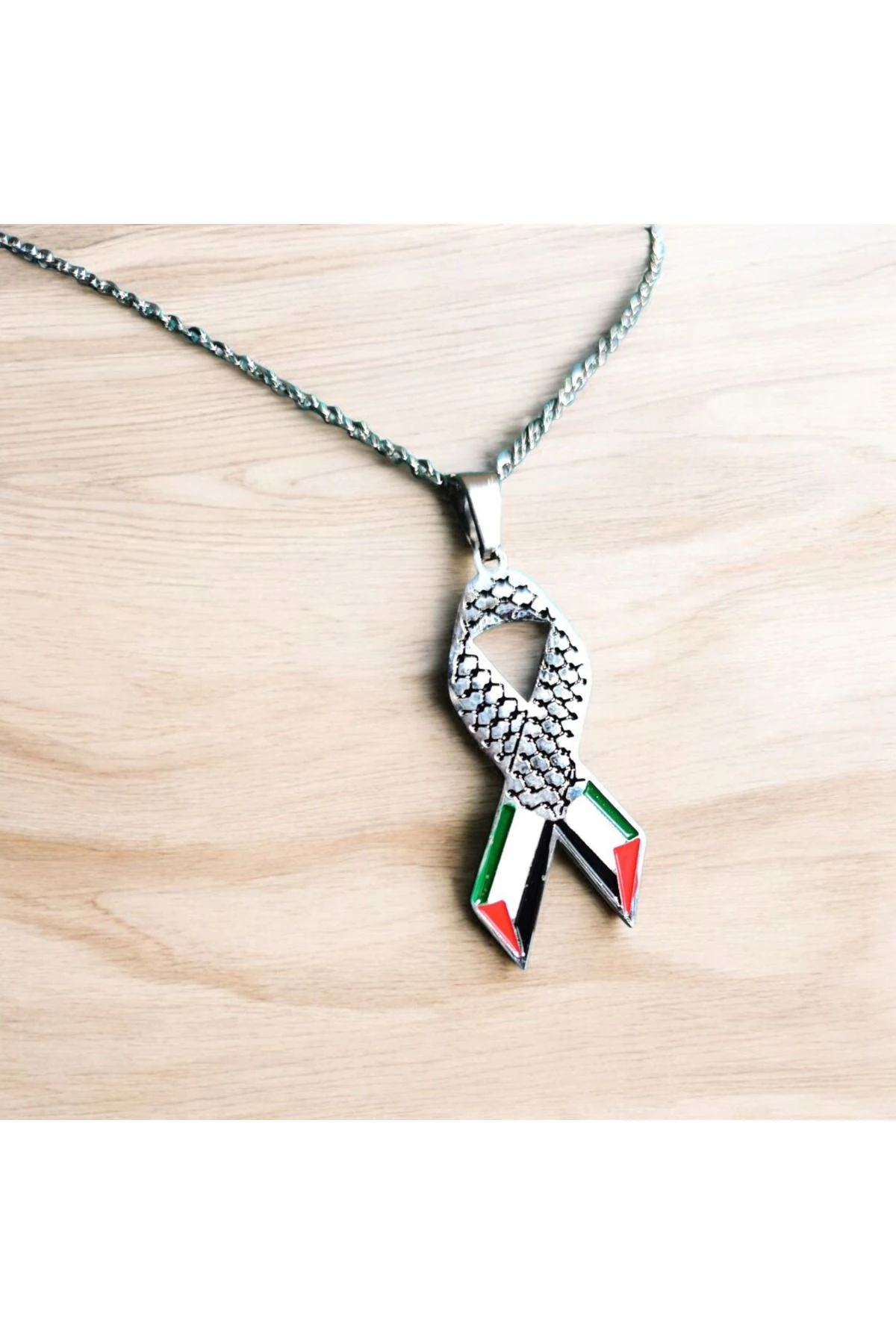 Filistin Temalı Özel Tasarım Kolye