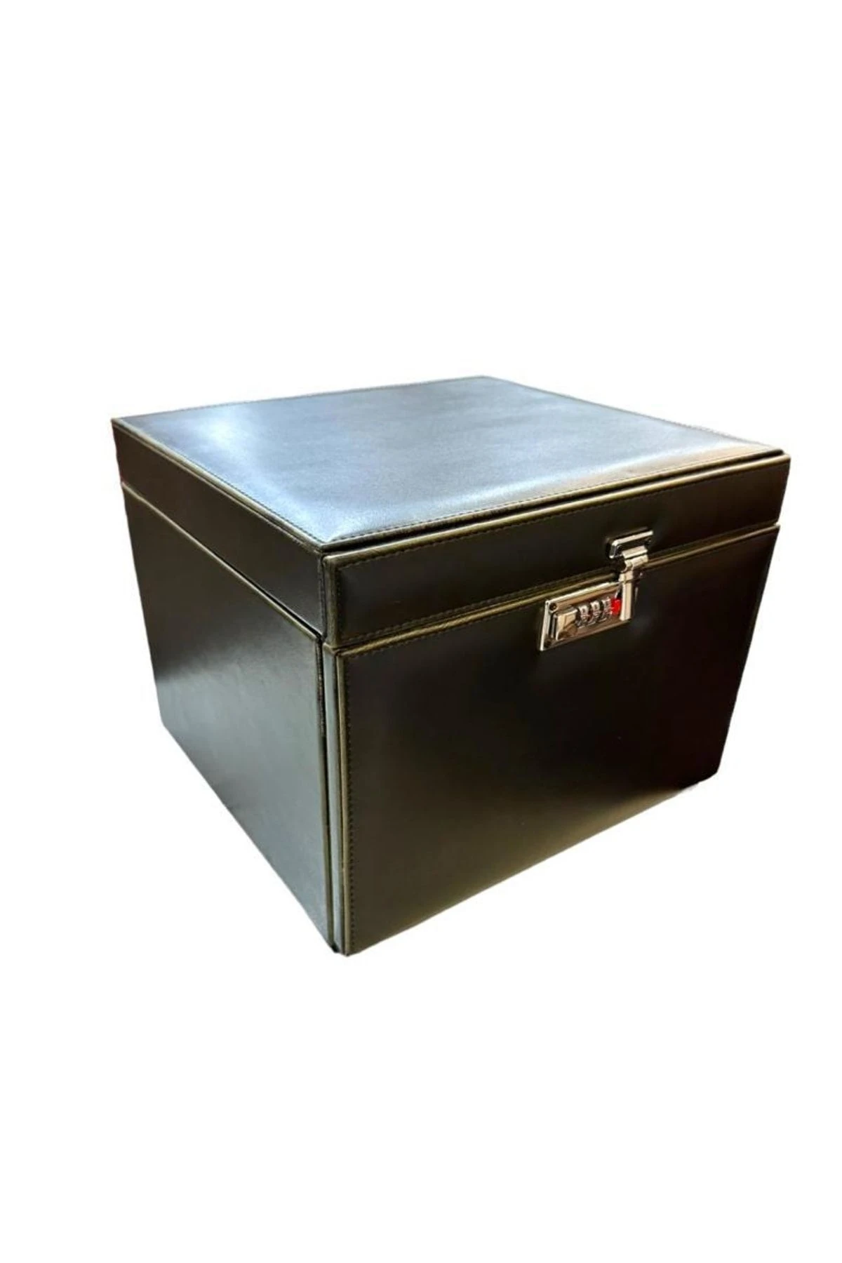 Diplomat Model Çekmeceli Camsız 15'li Saat Ve Yüzük Tesbih Kutusu Yeşil