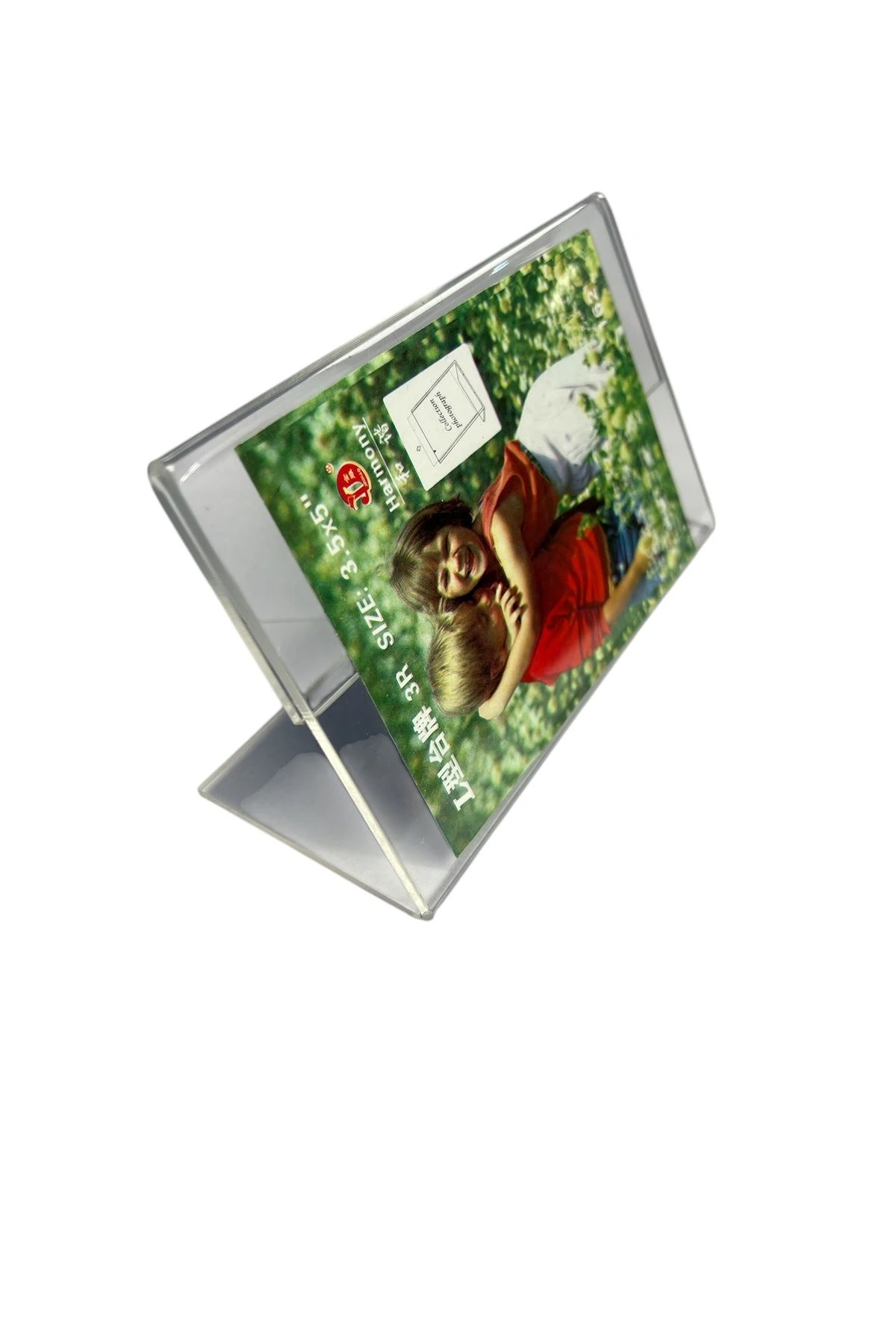 Pleksi Etiketlik 9x15 cm - Şeffaf Masaüstü Föylük / Fiyatlık 3mm.