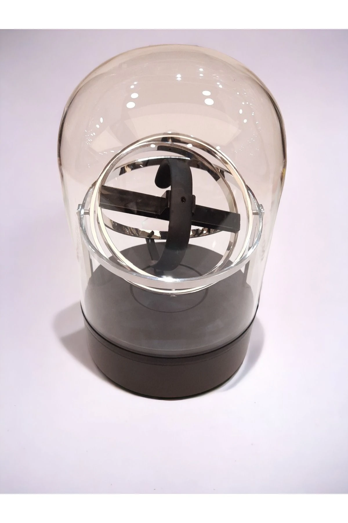 Otomatik Saat Kurma Kutusu, Tek'li, silver, Elegan, Ranger Model