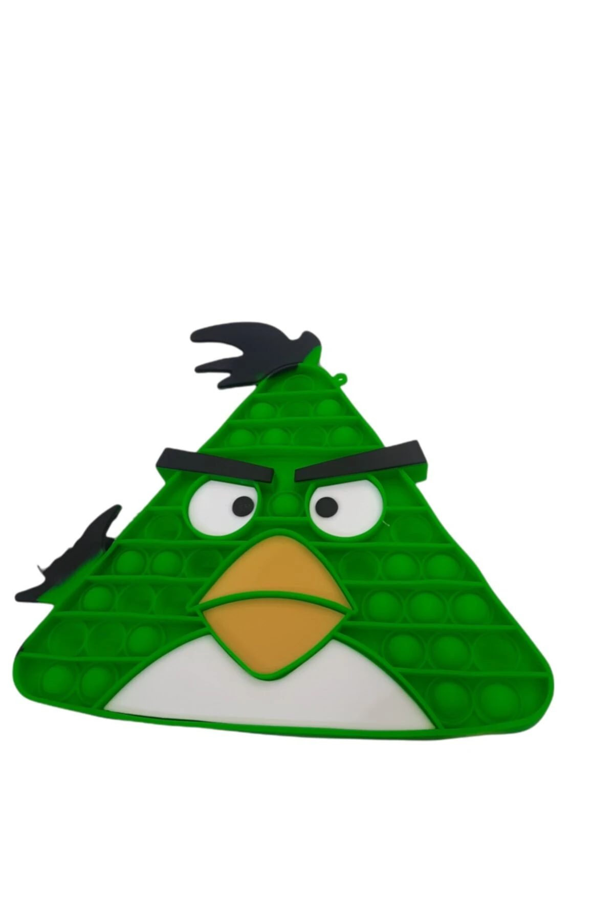 Büyük Boy Angry Birds Yeşil Push Bubble Fidget Push Duyusal Ve Zihinsel Stres Oyuncağı
