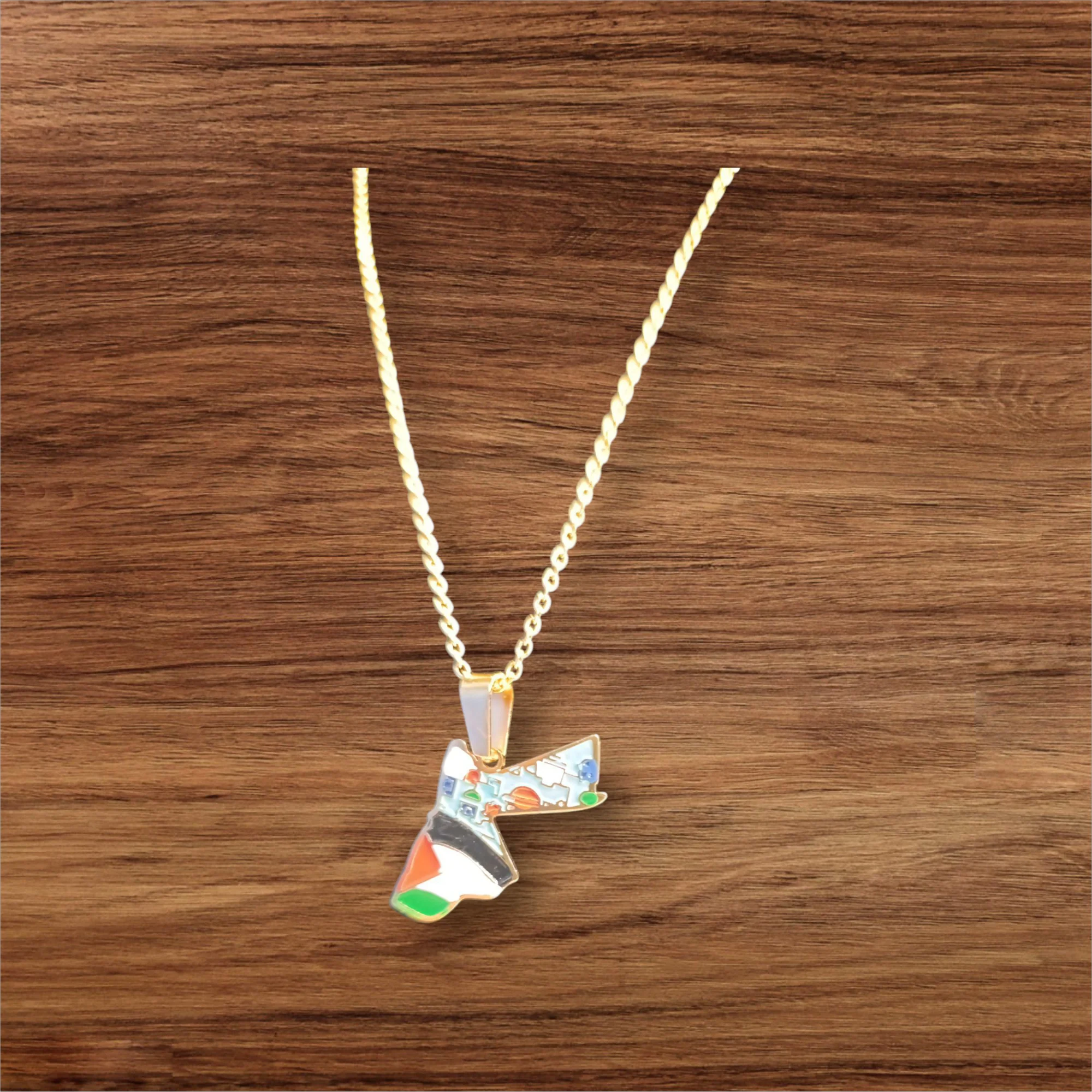 Filistin Temalı ÖZel Tasarım Kolye