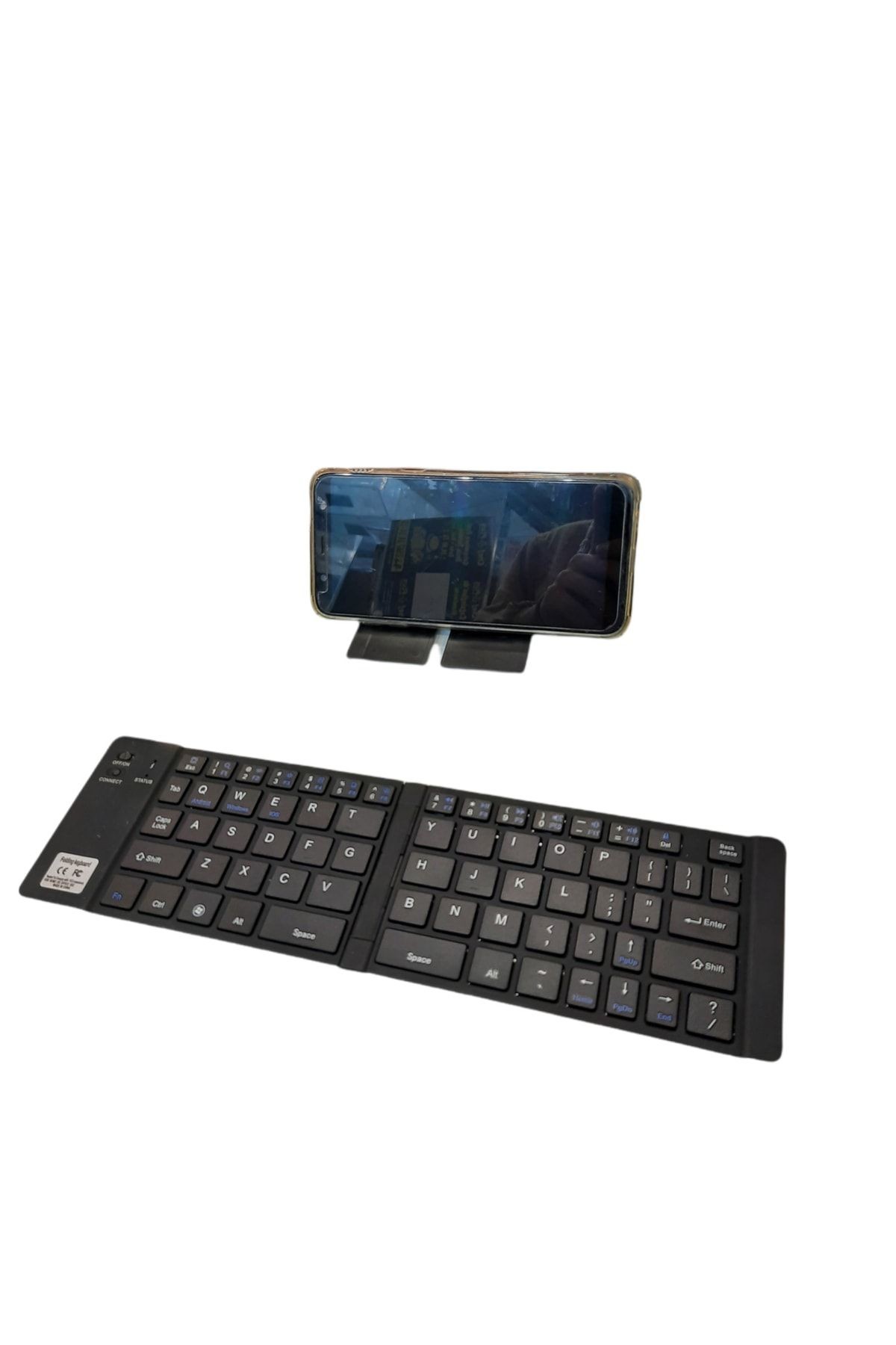Folding Bluetooth Klavye Gümüş