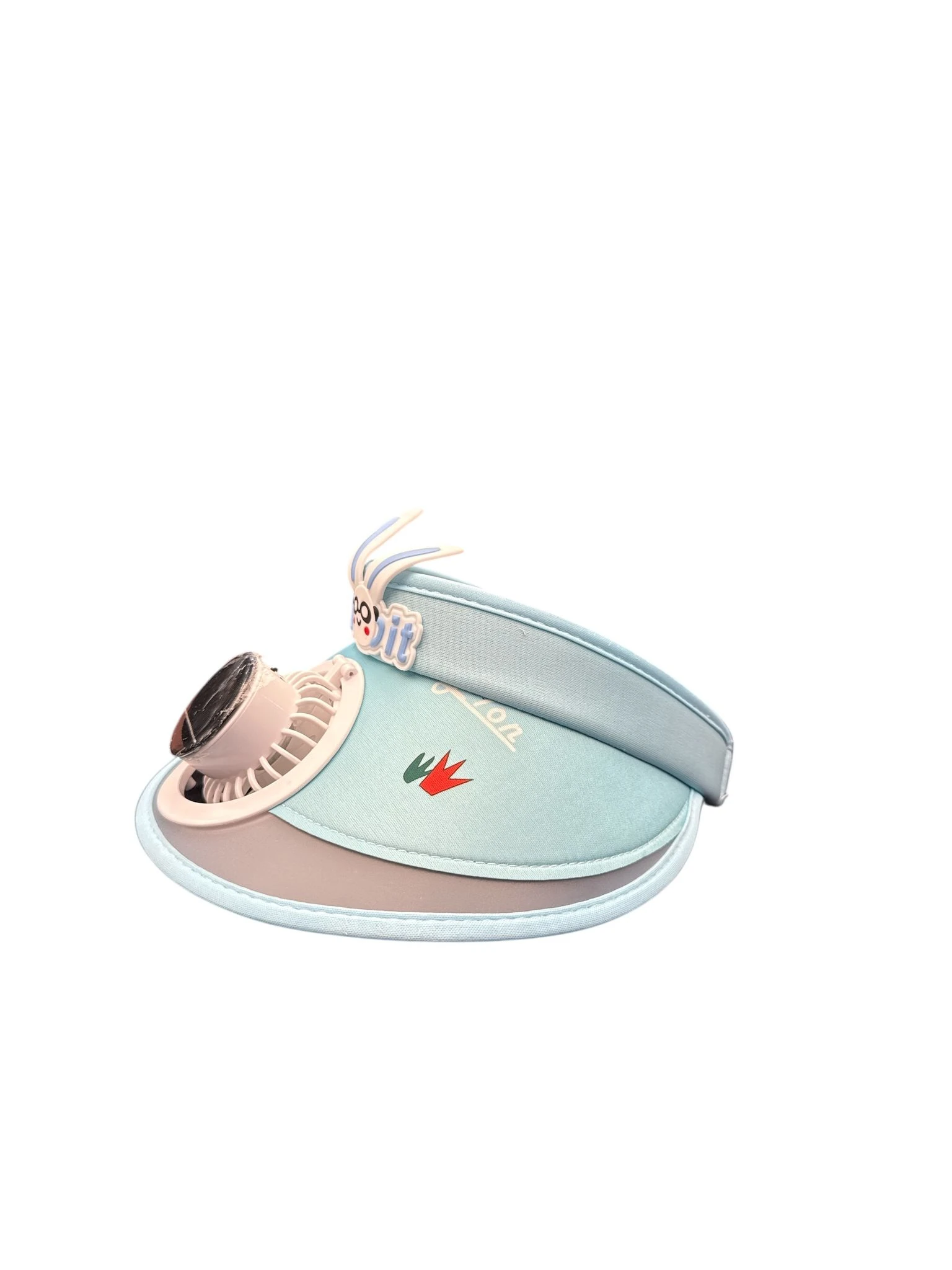 Güneş Enerjili Fanlı Pervaneli Çocuk Şapkası – Yazlık Serinletici ve Koruyucu Şapka Mavi