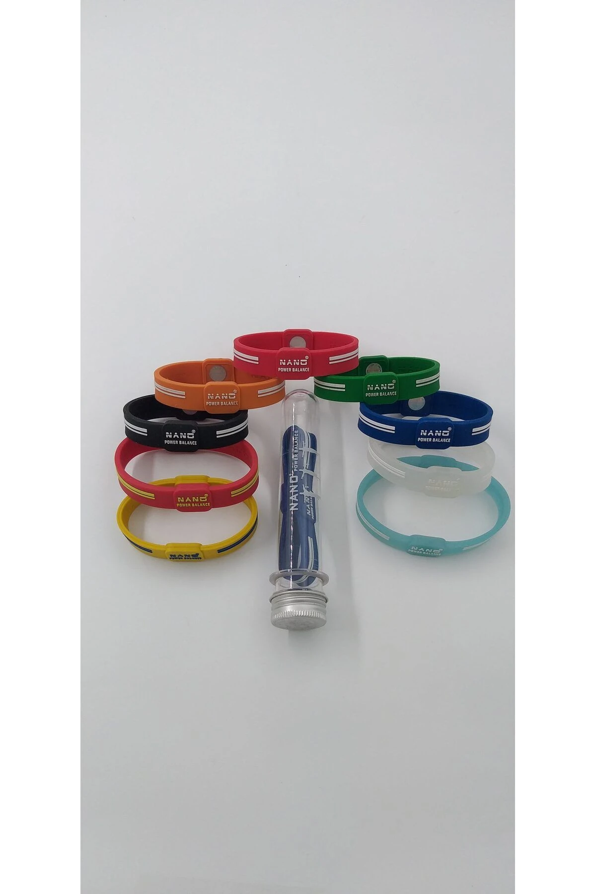 Nano Power Balance Denge Bilekliği Siyah Beyaz