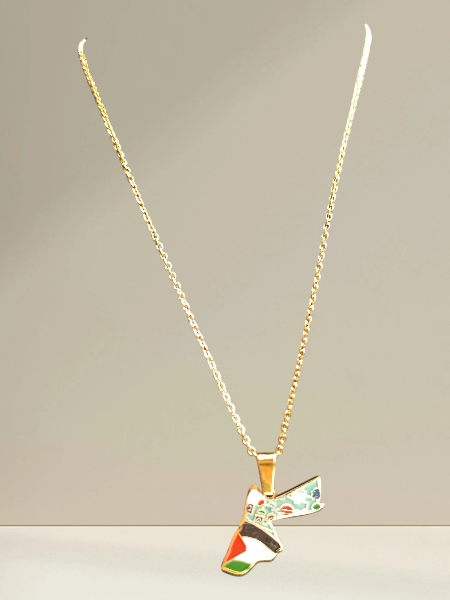 Filistin Temalı ÖZel Tasarım Kolye