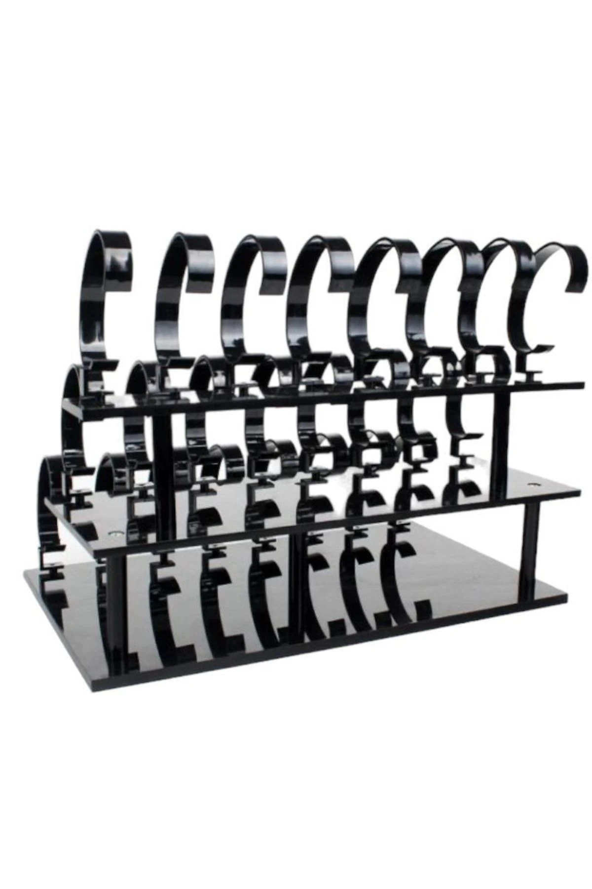 Saat Standı 24'lü Kademeli Blok Siyah