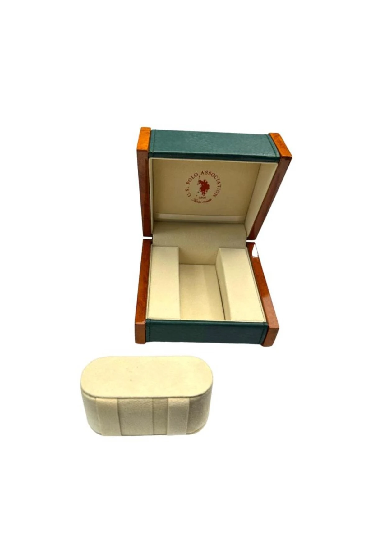 Saat Kutusu Ahşap Üzeri Kaplama Kutu Logolu