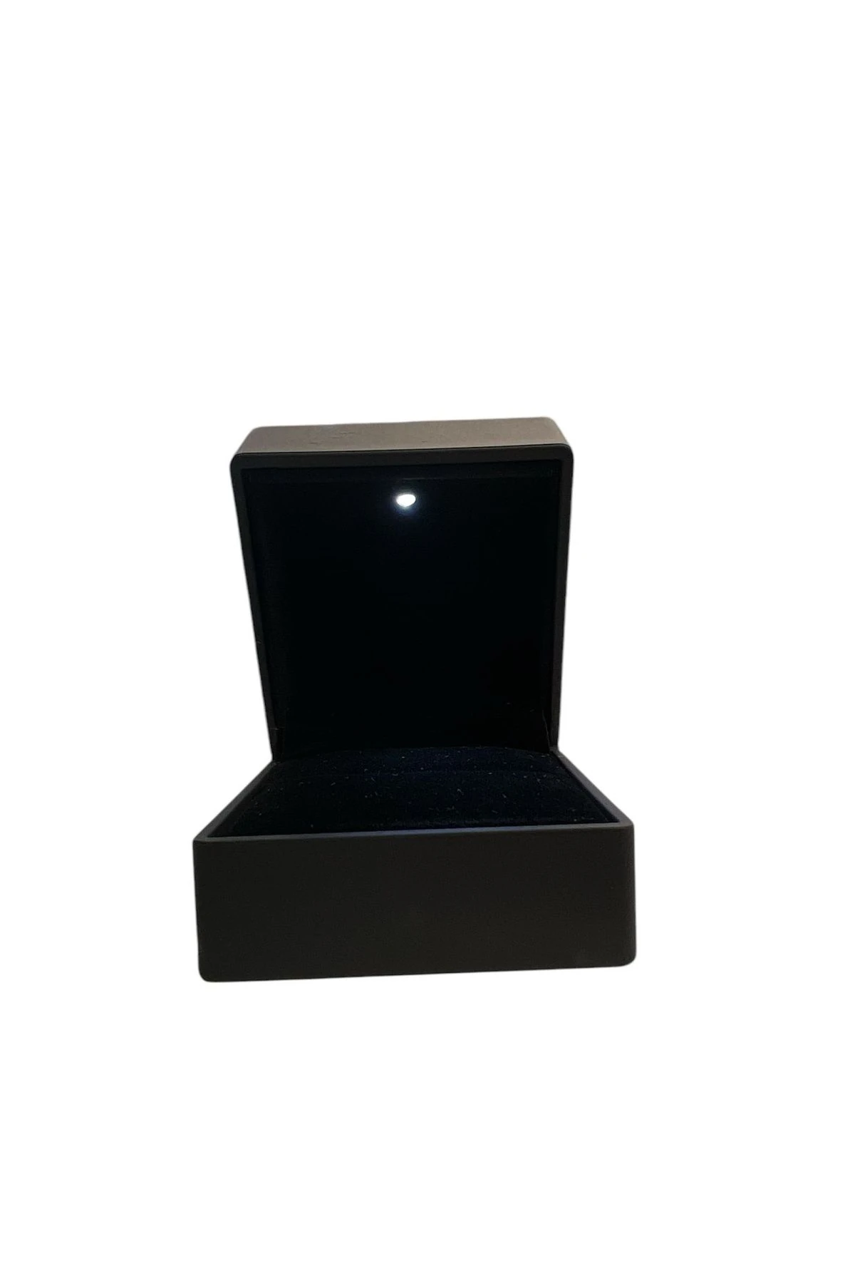 Işıklı Yüzük & Alyans Kutusu SİYAH