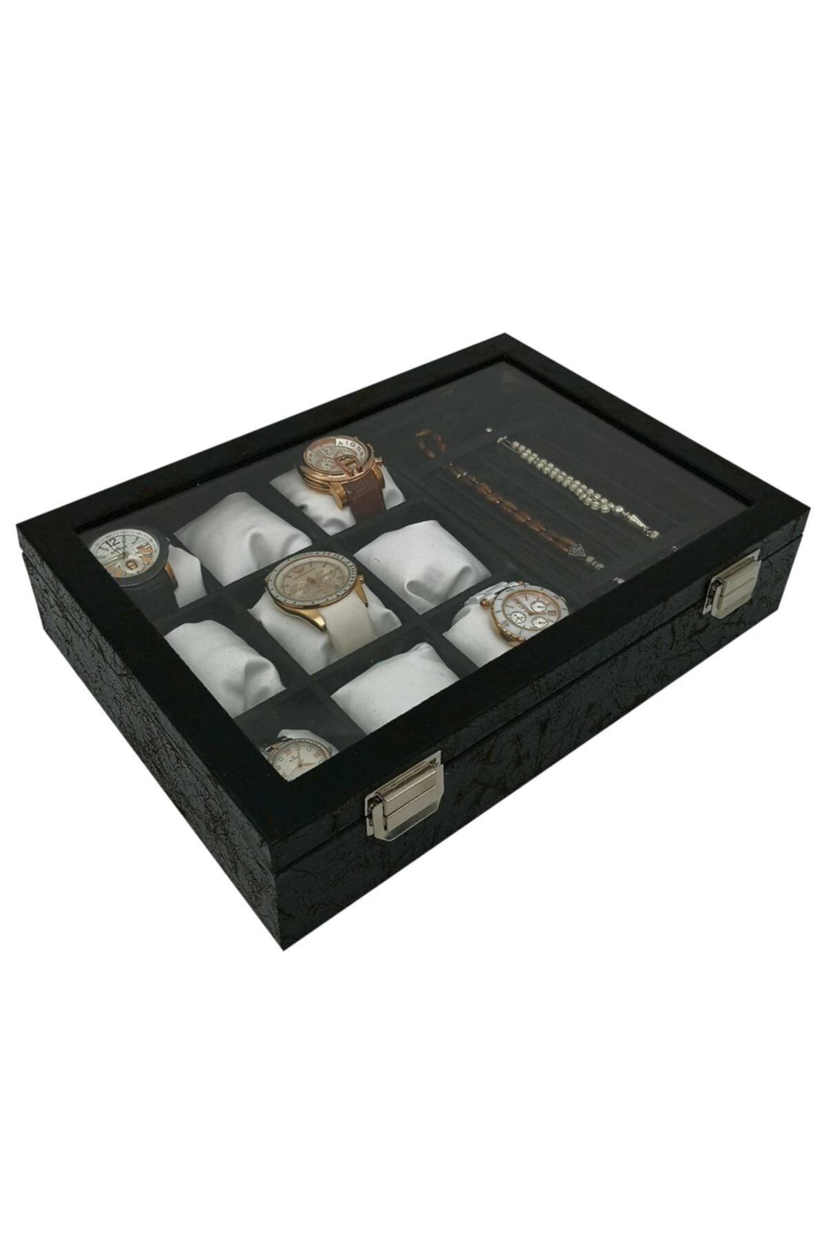 Saat ve Tesbih Kutusu 9+ Tesbih Bölmeli