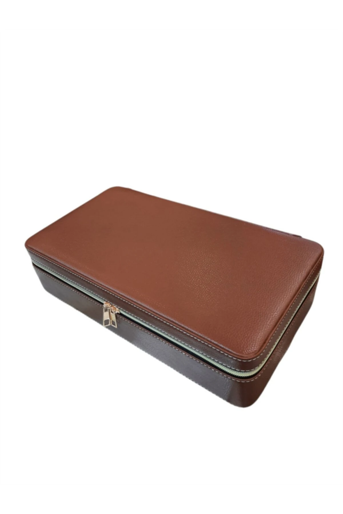 Saat Kutusu 12’li Fermuarlı Diplomat Model Taba