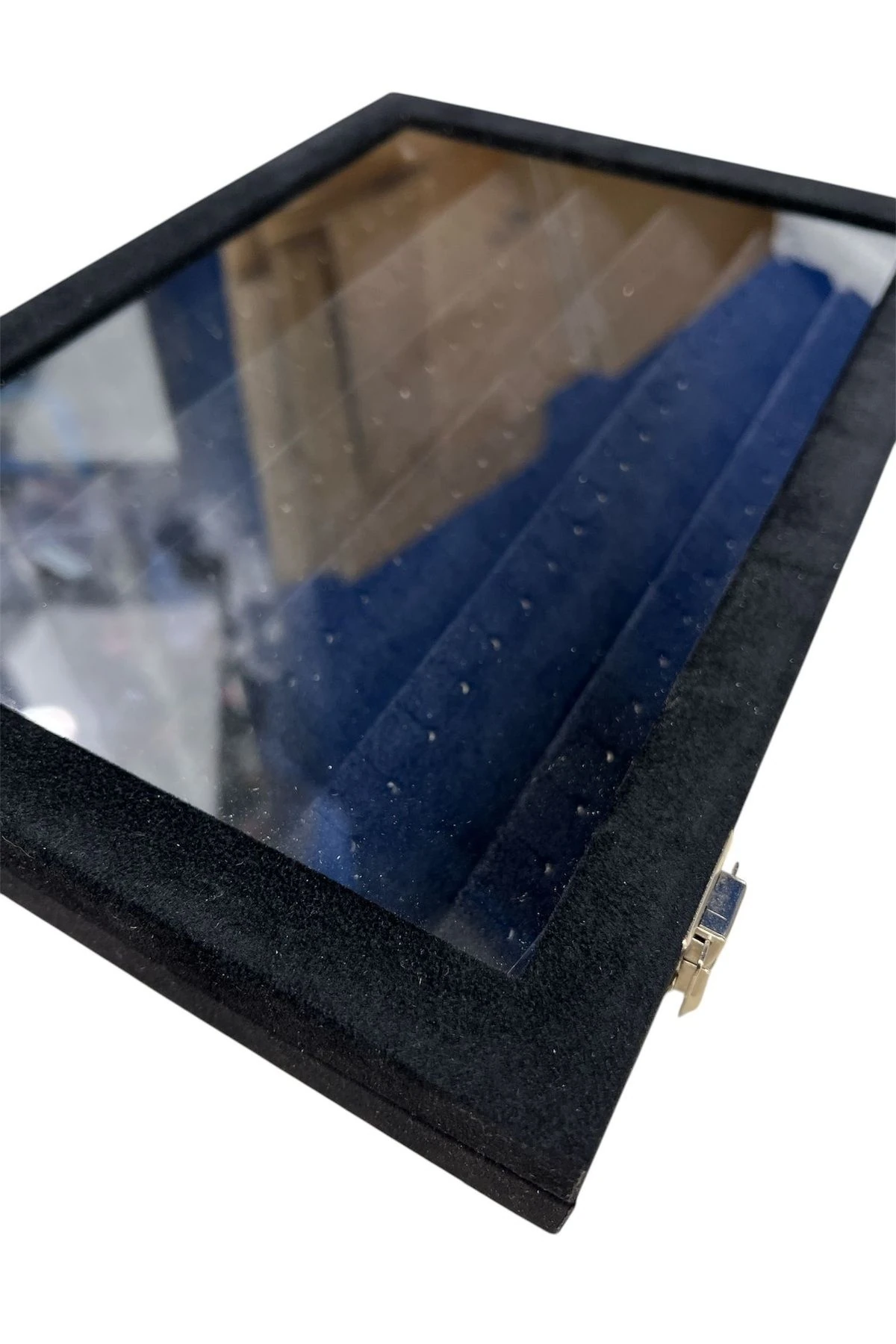 Küpe Kutusu Alcantara Siyah