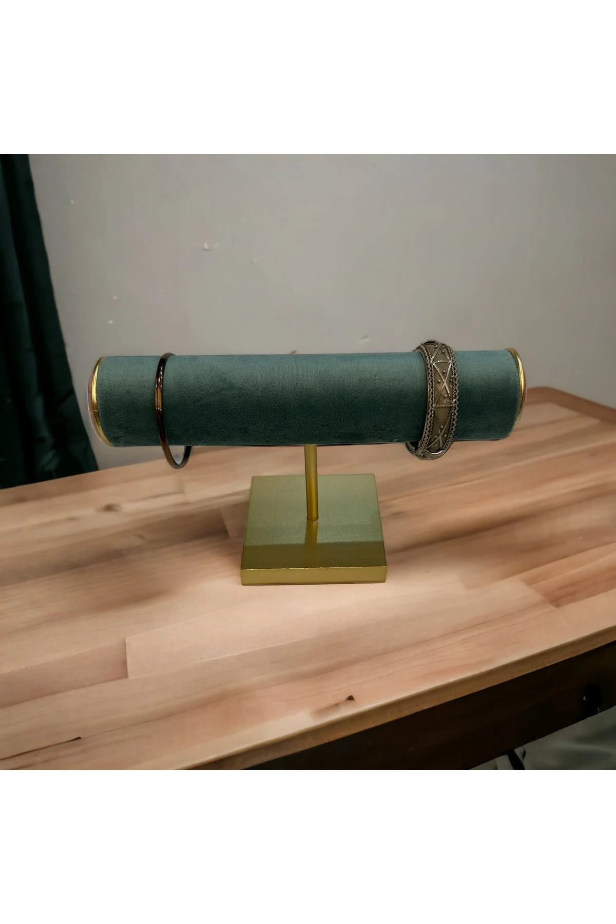 Takı Standı Tekli Silindir Gri