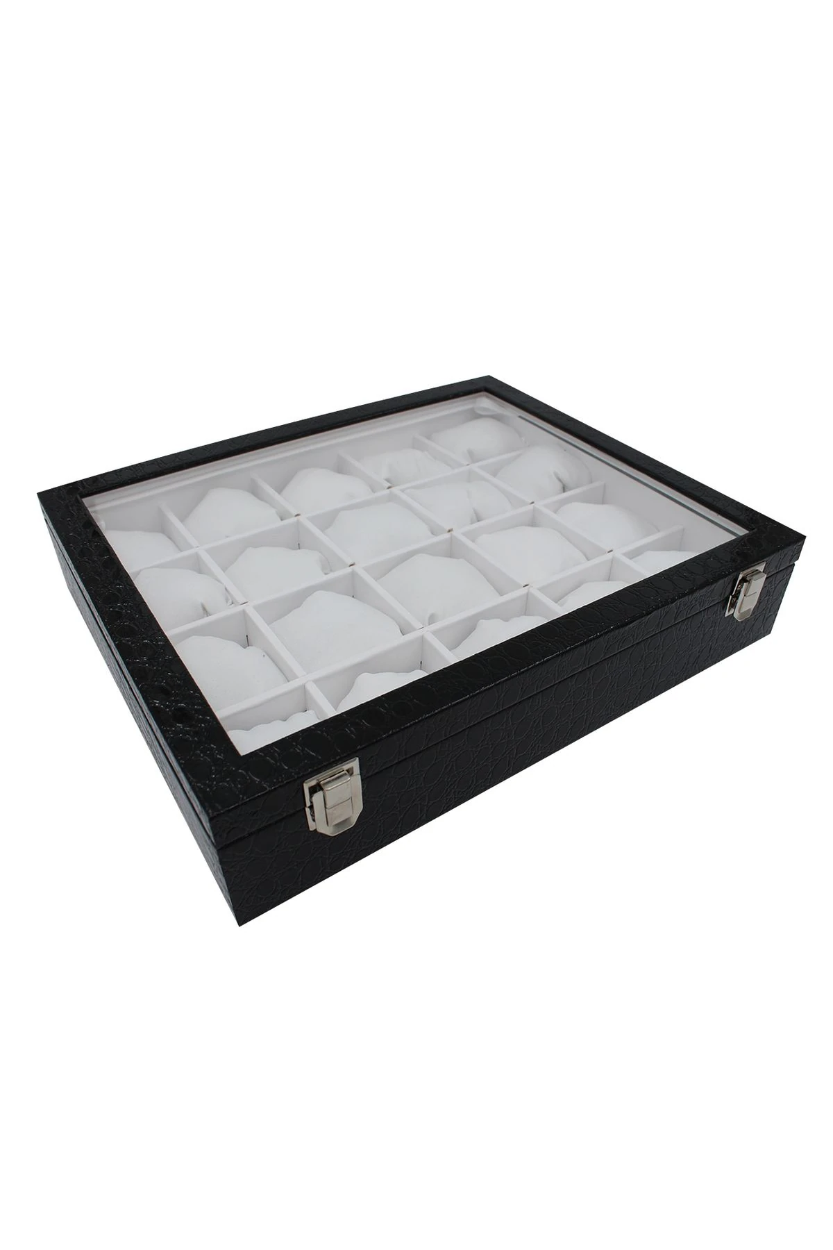 Saat Kutusu 20'li Siyah Rugan Içi Beyaz