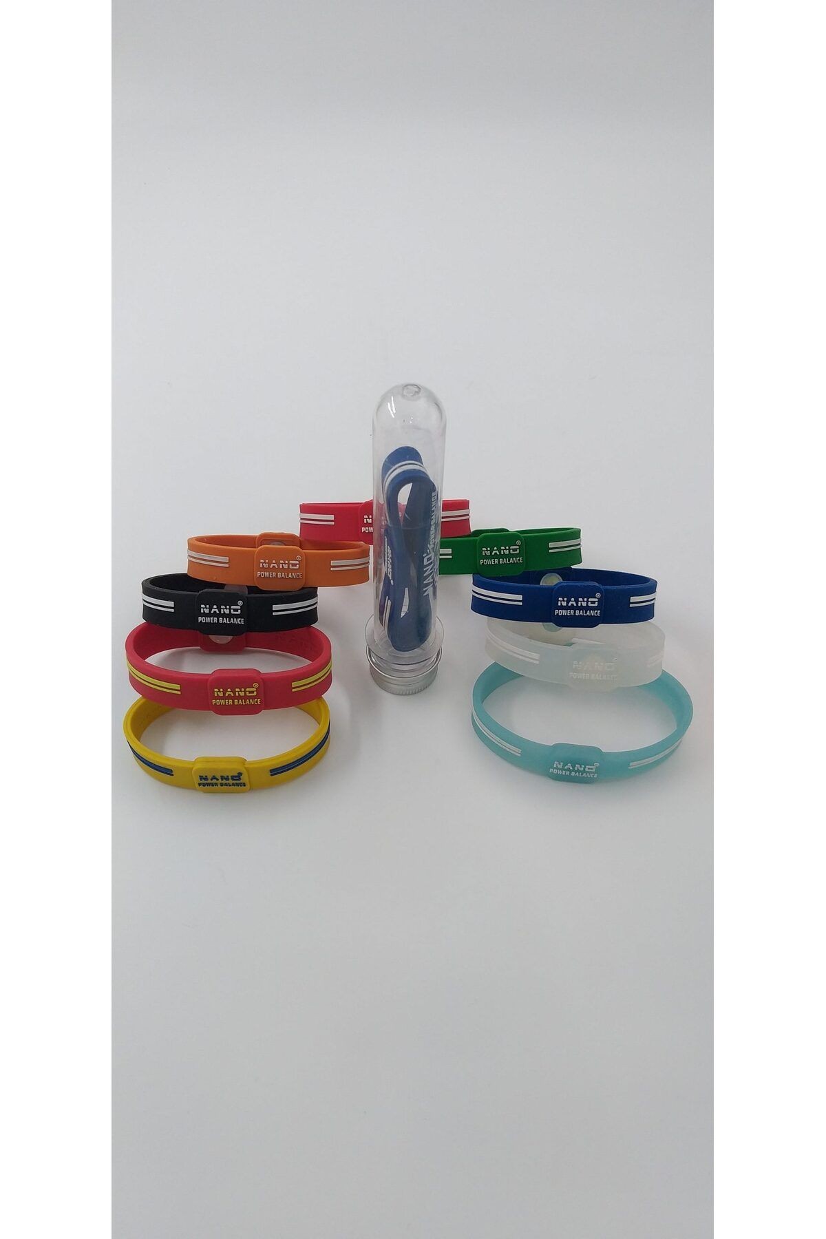 Nano Power Balance Denge Bilekliği Siyah Beyaz