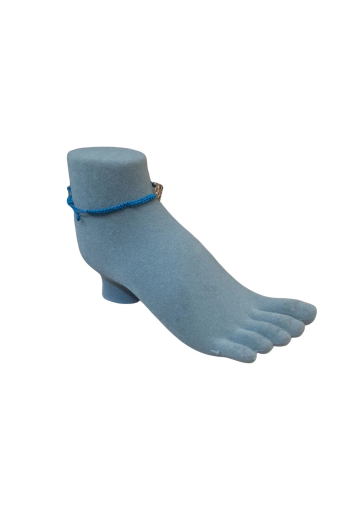 Halhal Ayak Standı Gri Flok Kaplama