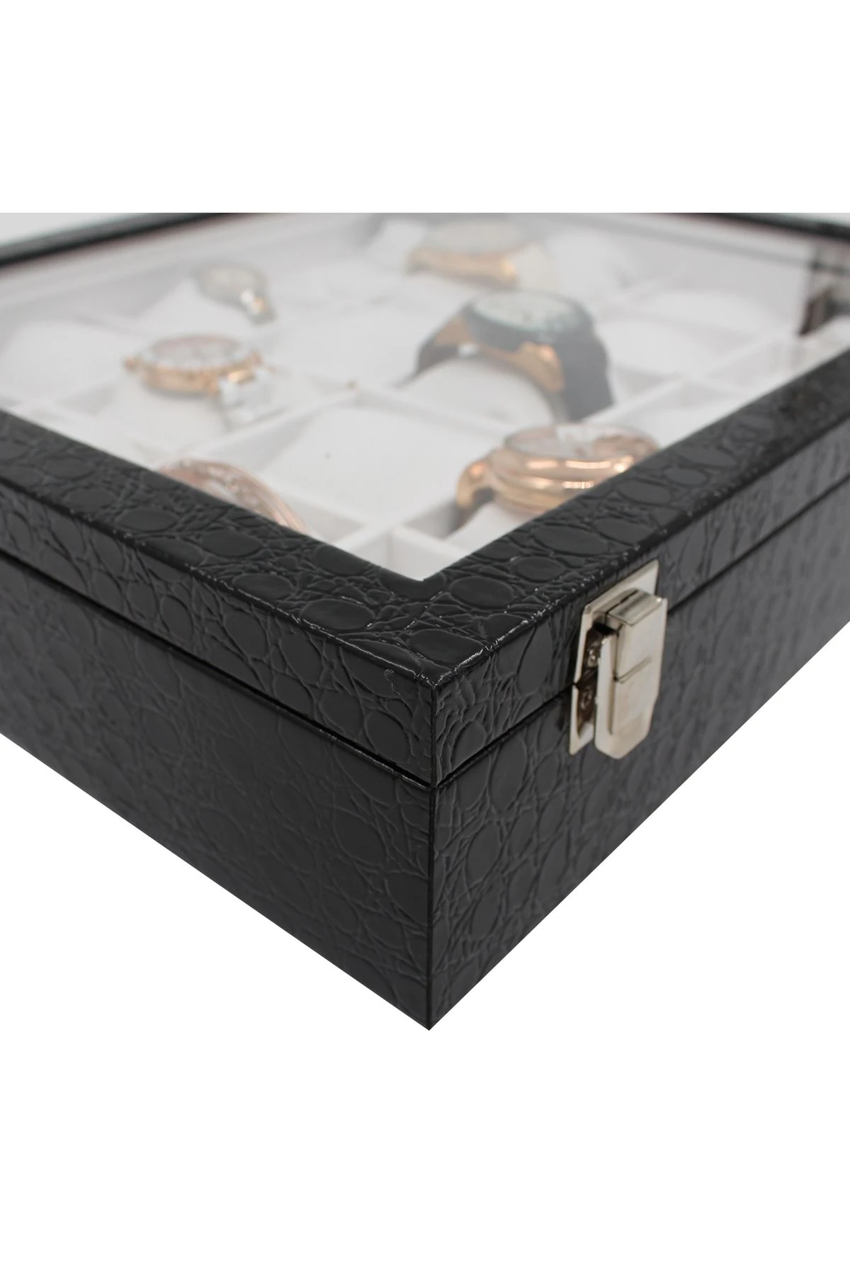 Saat Kutusu 20'li Siyah Rugan Içi Beyaz