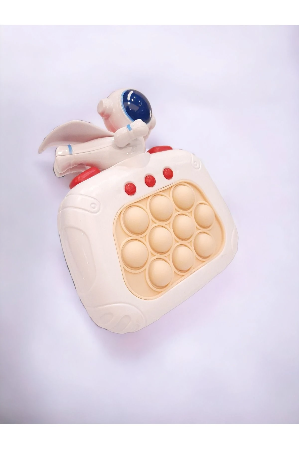 Elektronik Popit, Quick Push Konsol Uçan Astronot Model Beyaz