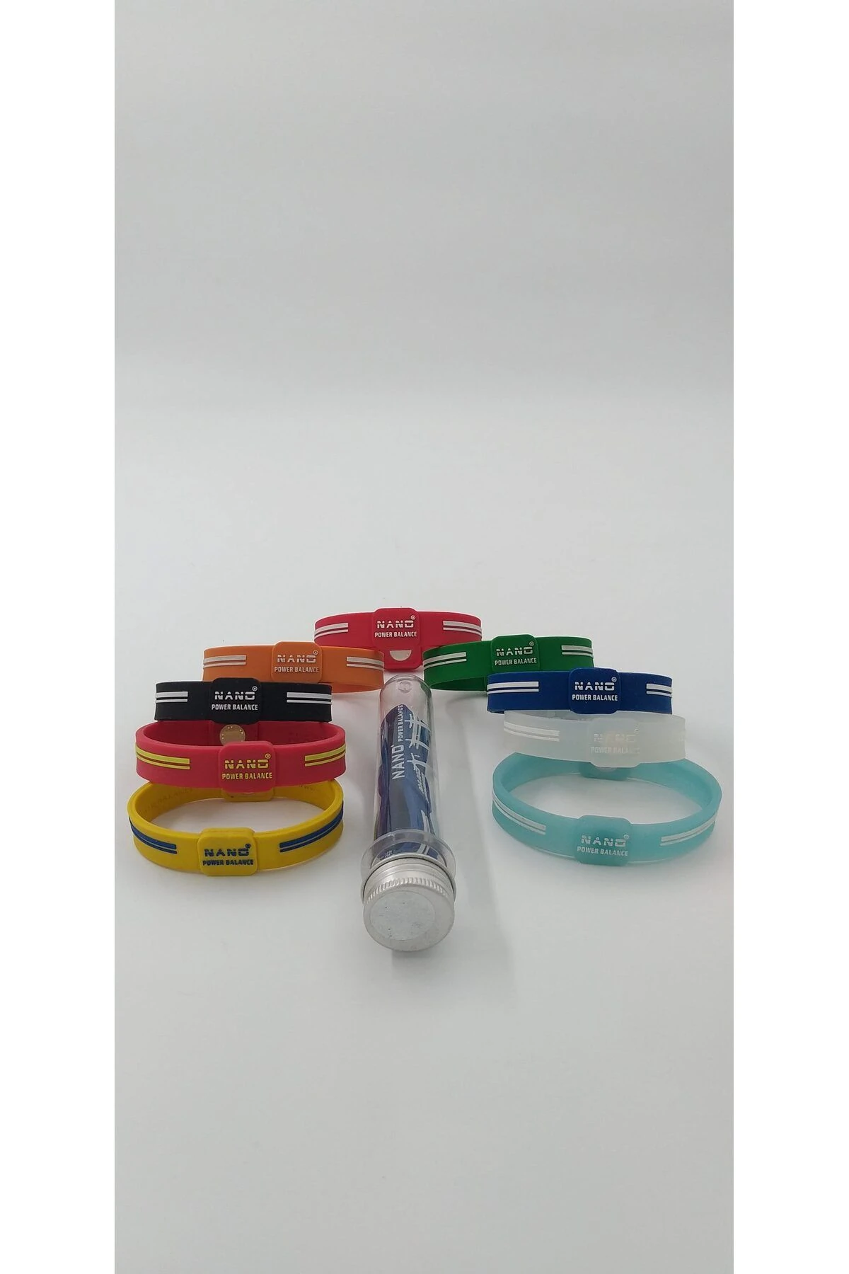 Nano Power Balance Denge Bilekliği Siyah Beyaz