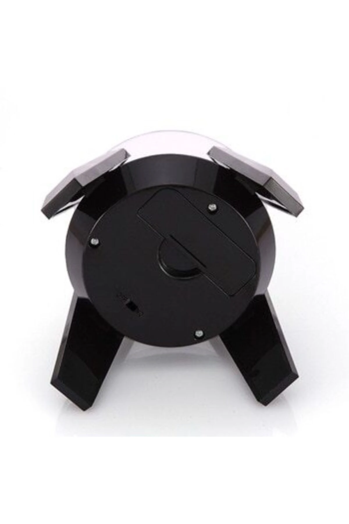 Güneş Enerjili Ledli Dönerli Stand Ufo Model Siyah