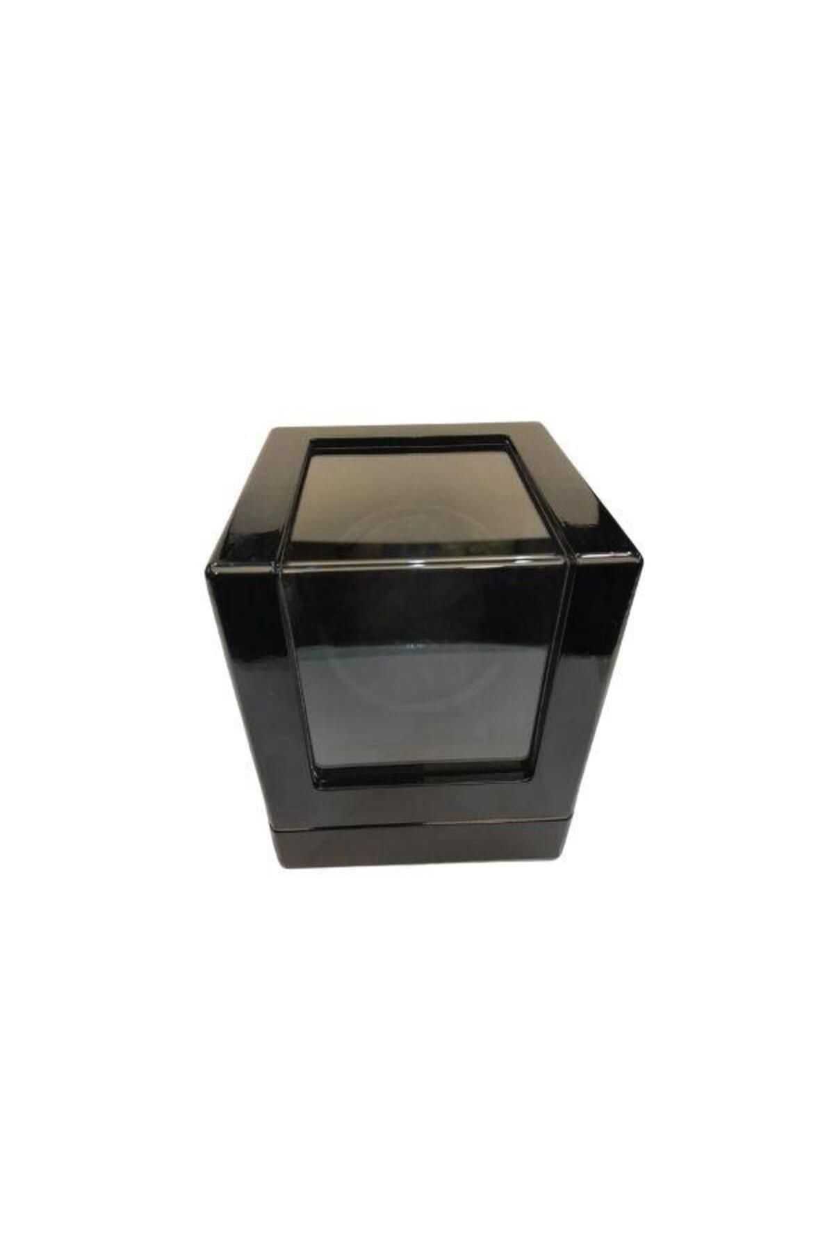 Otomatik Saat Kurma Kutusu, Watch Winder Piano Black Tekli