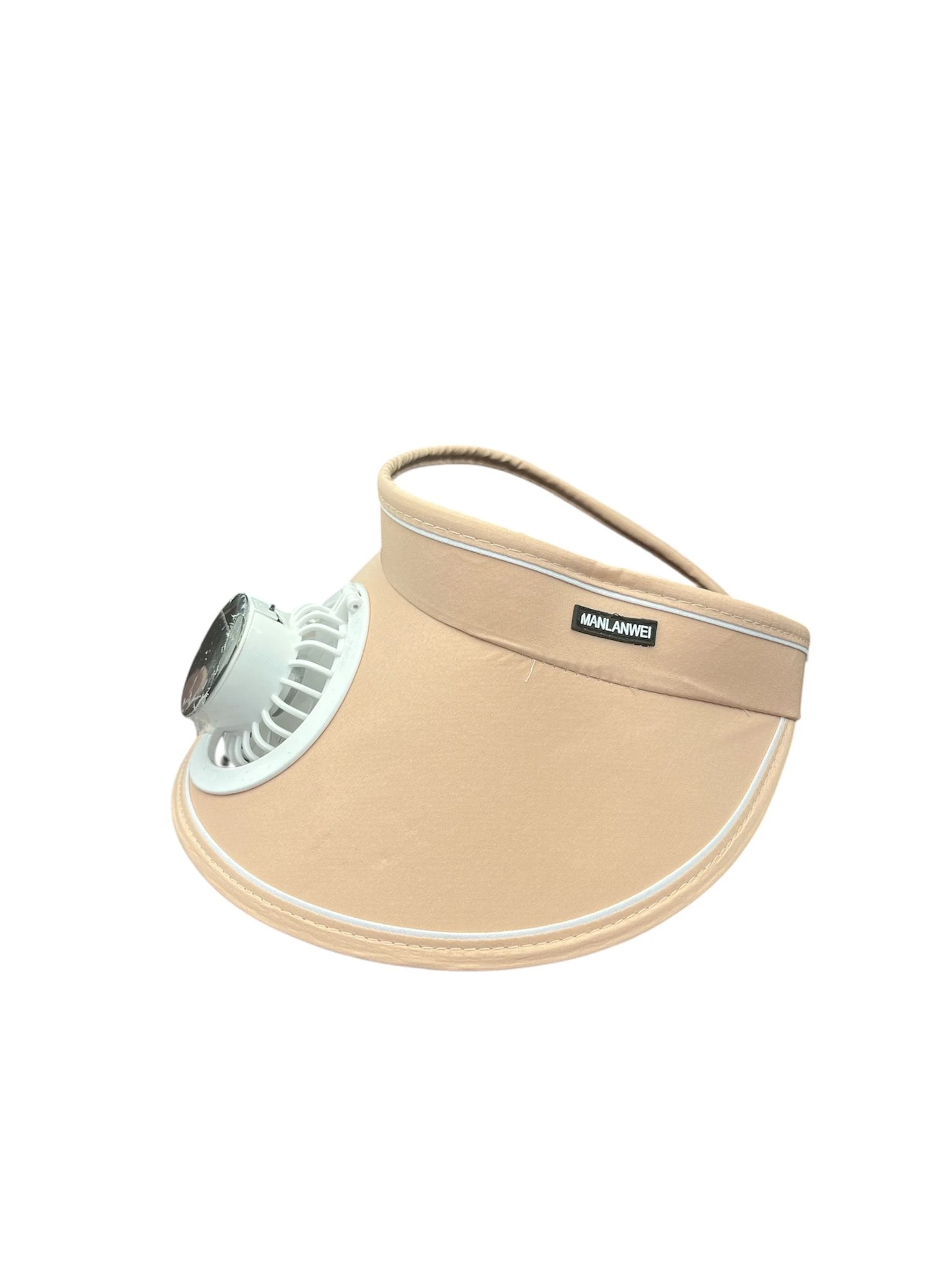 Çift Fanlı Şarjlı Şapka – 600 mAh Bataryalı, Ayarlanabilir Serinletici Pervaneli Şapka, Kavun İçi