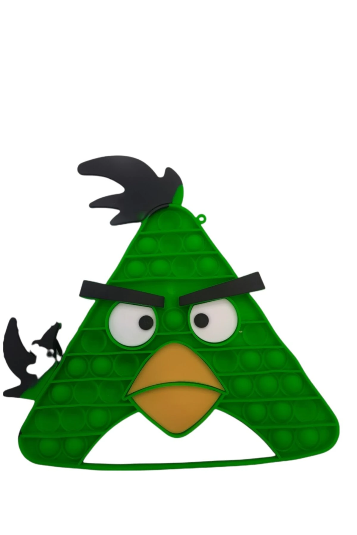 Büyük Boy Angry Birds Yeşil Push Bubble Fidget Push Duyusal Ve Zihinsel Stres Oyuncağı