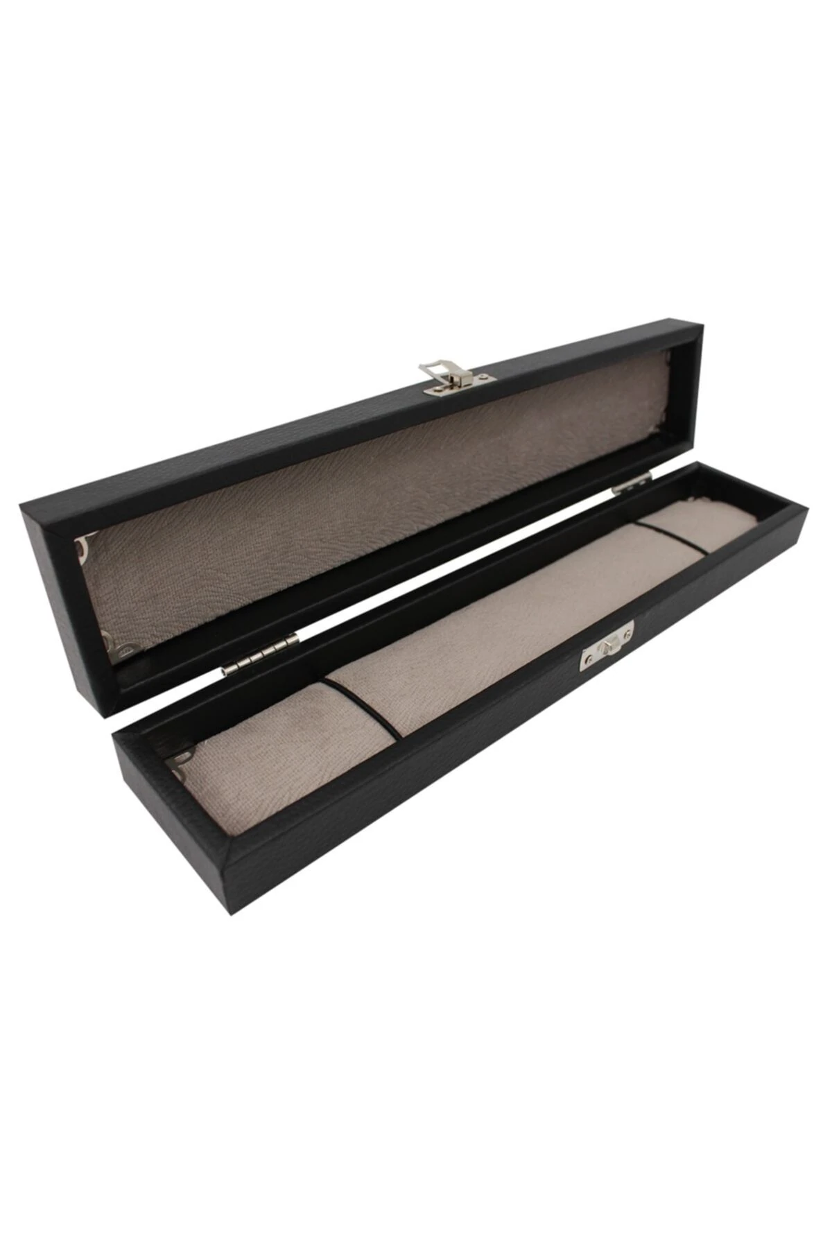 Tesbih Kutusu Uzun Deri Siyah