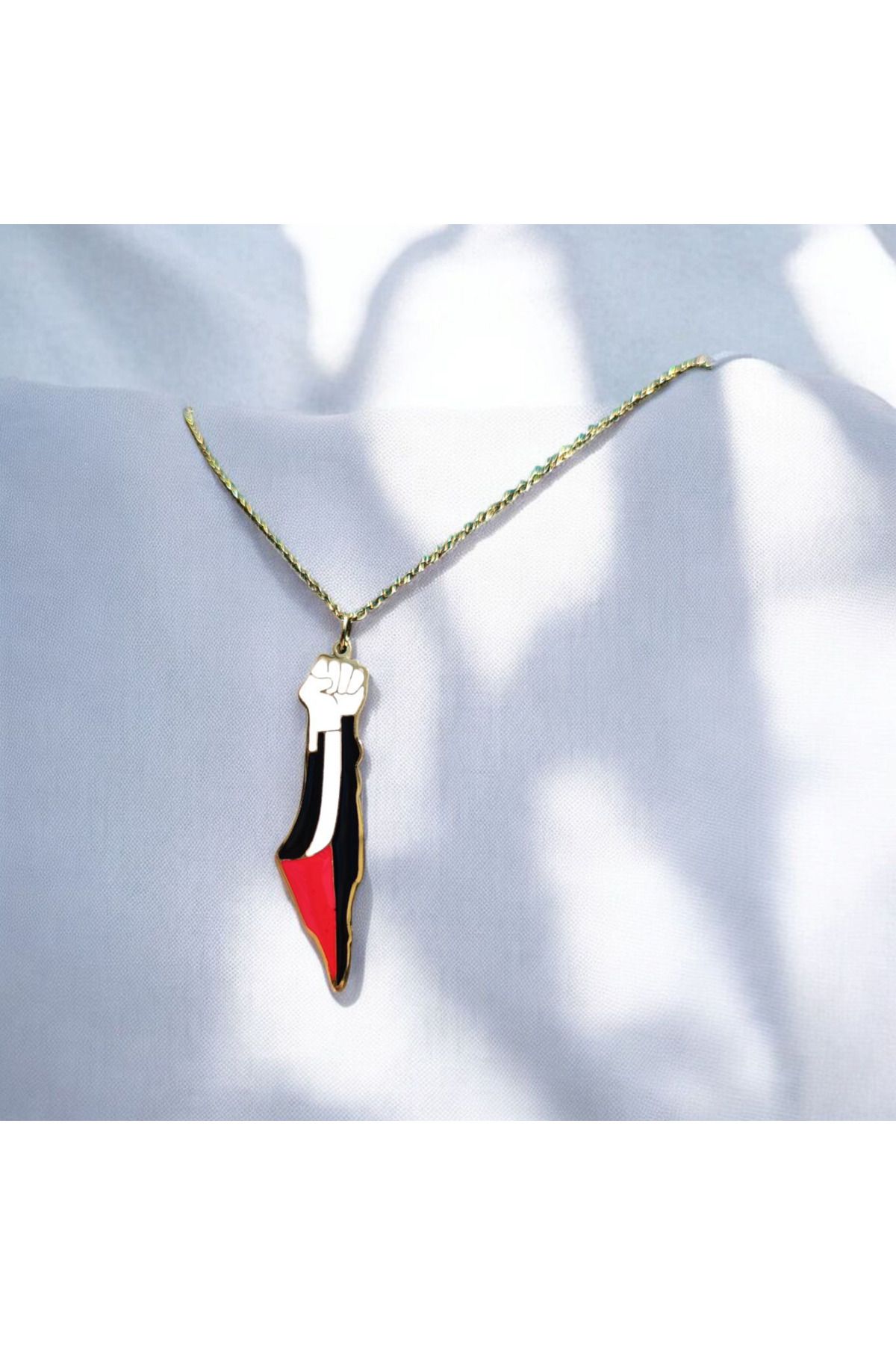 Filistin Temalı Özel Tasarım Kolye