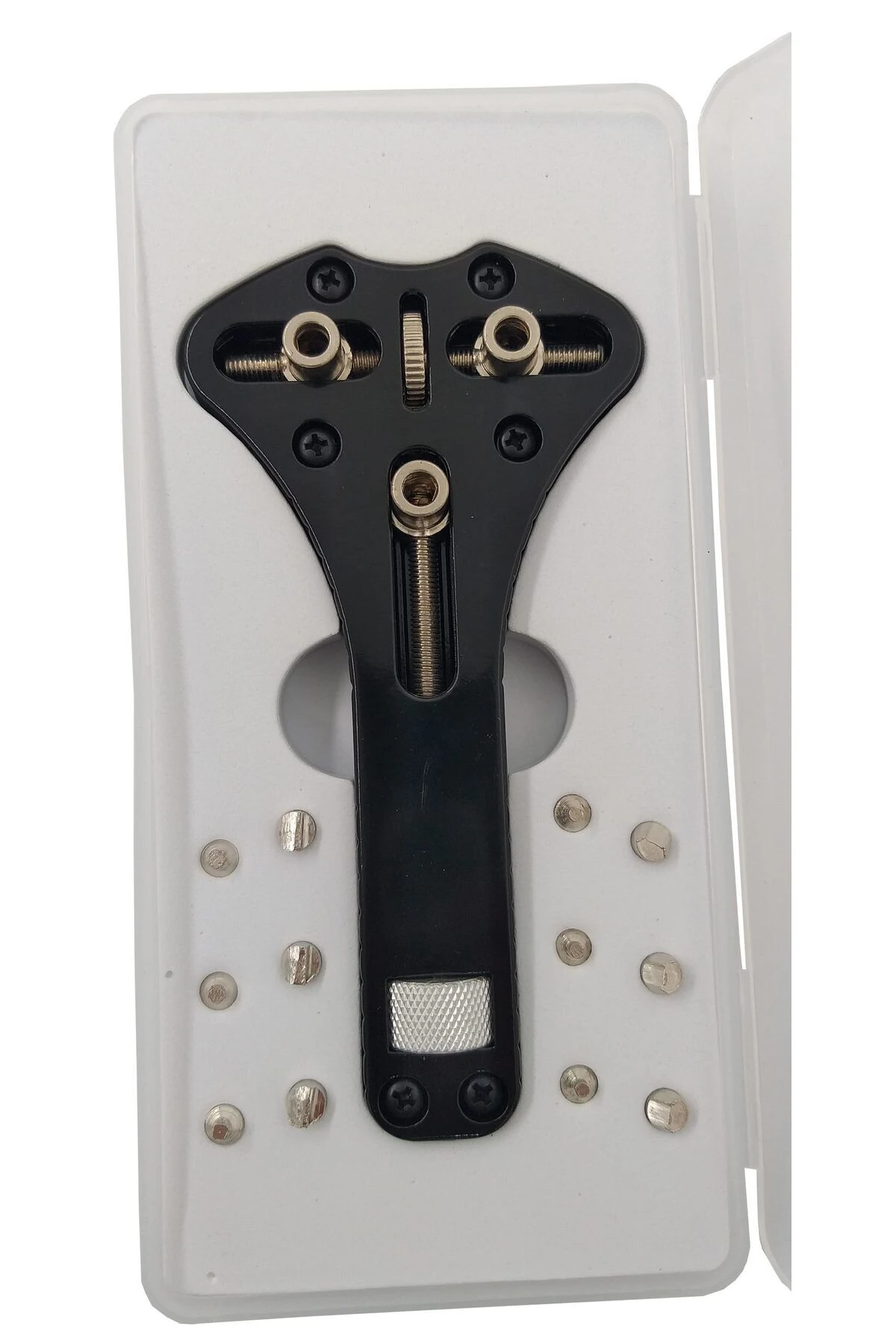 Saat Kapak Açma Seti New Steel Siyah