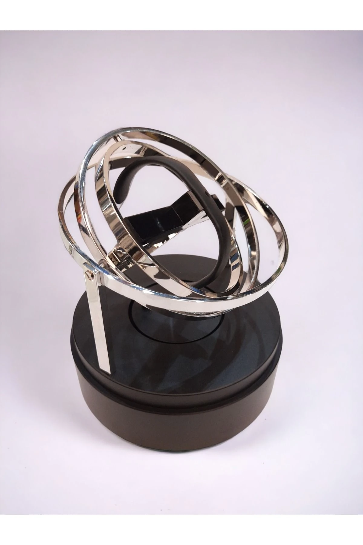 Otomatik Saat Kurma Kutusu, Tek'li, silver, Elegan, Ranger Model