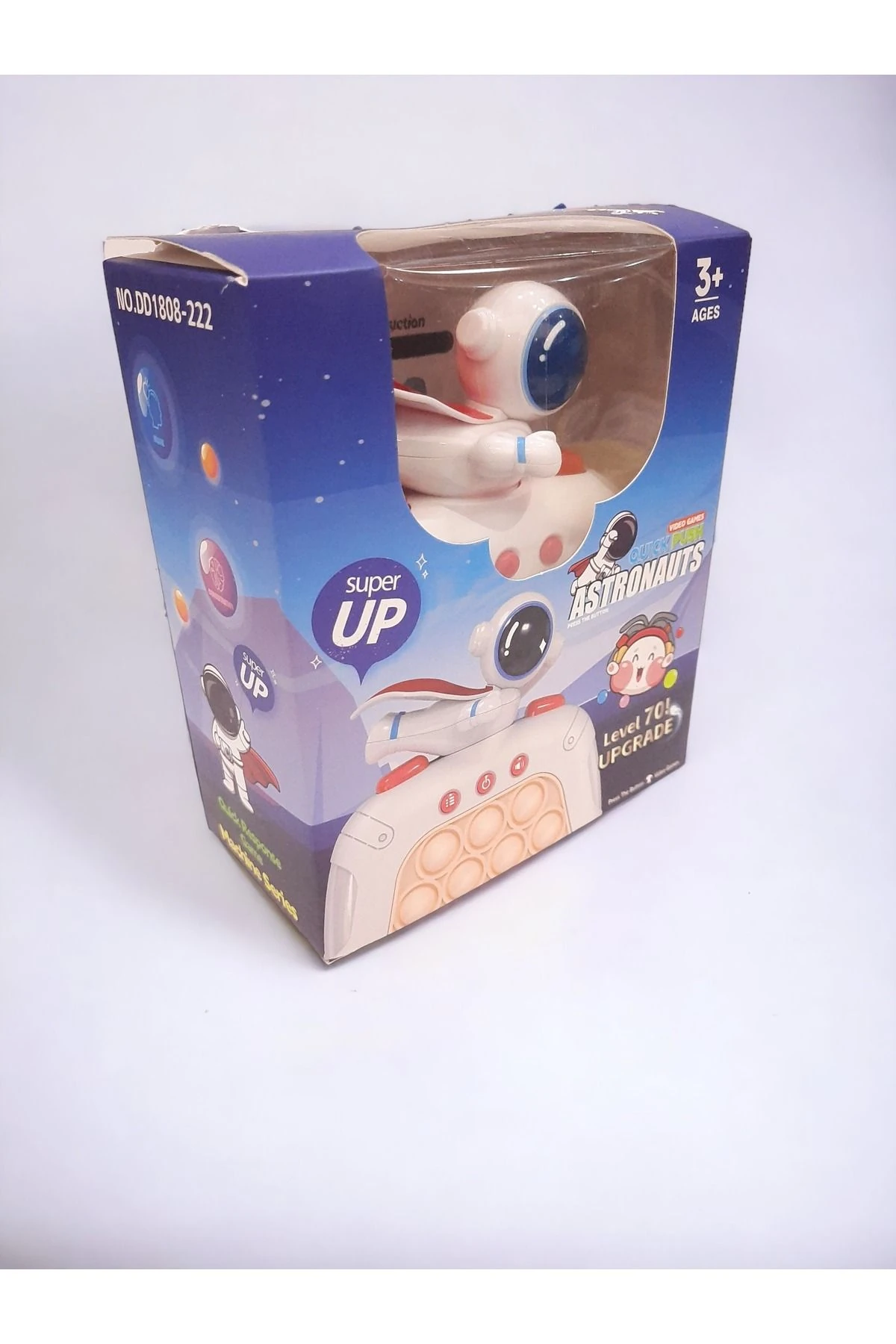 Elektronik Popit, Quick Push Konsol Uçan Astronot Model Beyaz