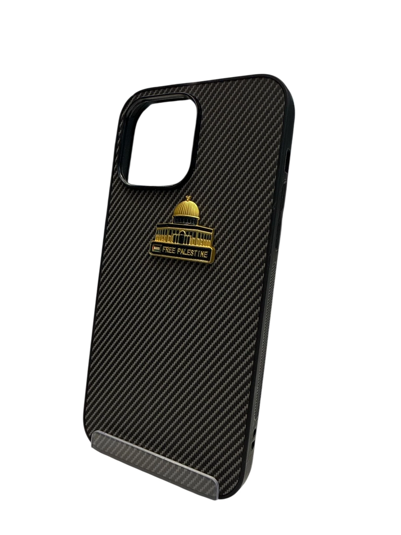 Filistin Haritası Bayrak Renkli Telefon Arkası Süsü Altın Detaylı Sticker 2,5 X 1,5 CM
