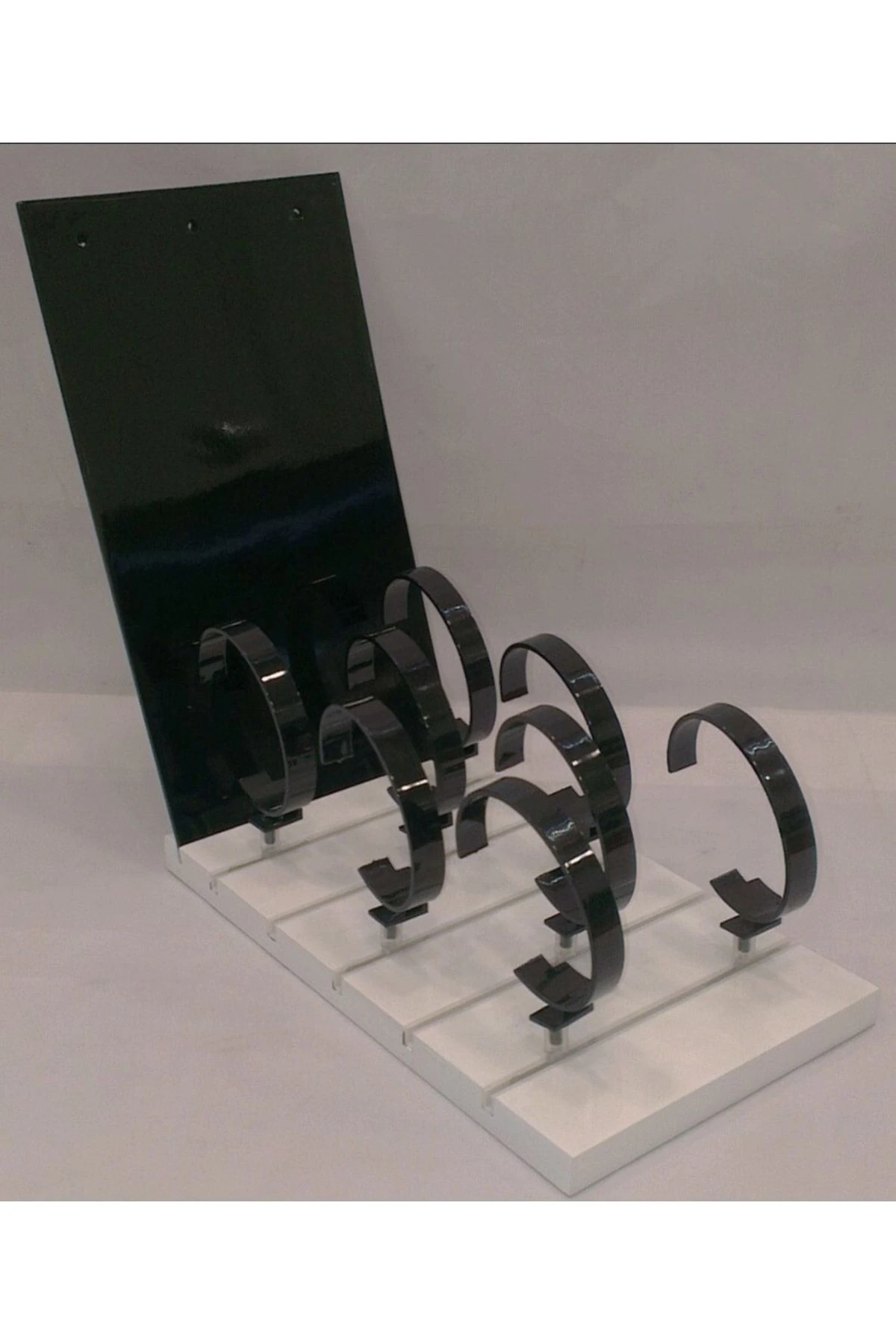 Ahşap Saat Display Küçük Boy Beyaz