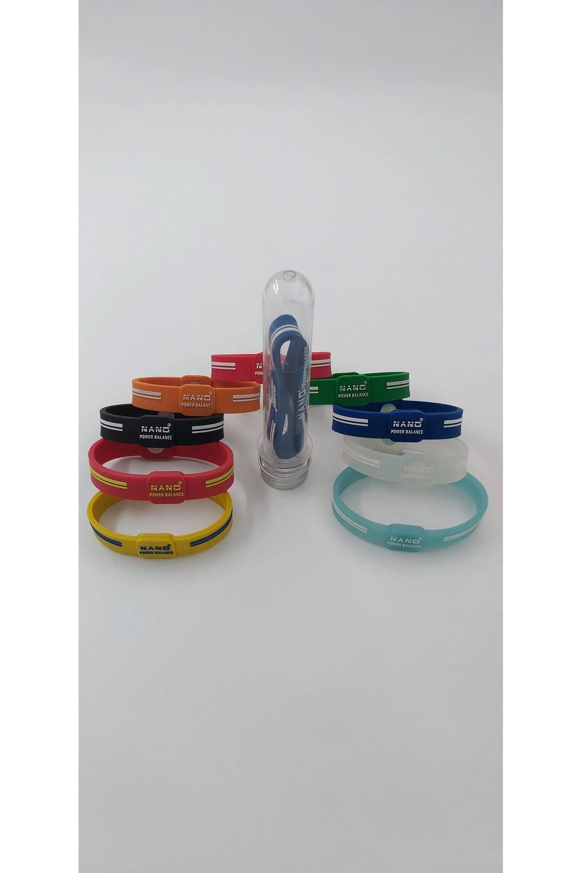 Nano Power Balance Denge Bilekliği Siyah Beyaz