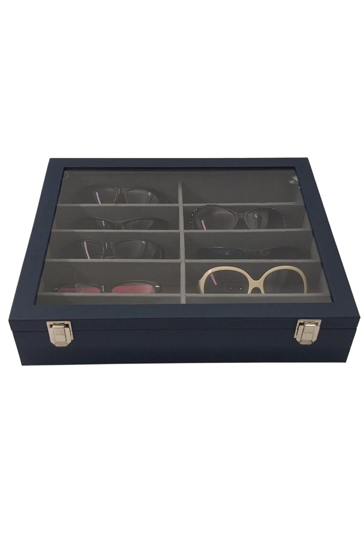 Gözlük Kutusu 10'lu Lacivert Kroko