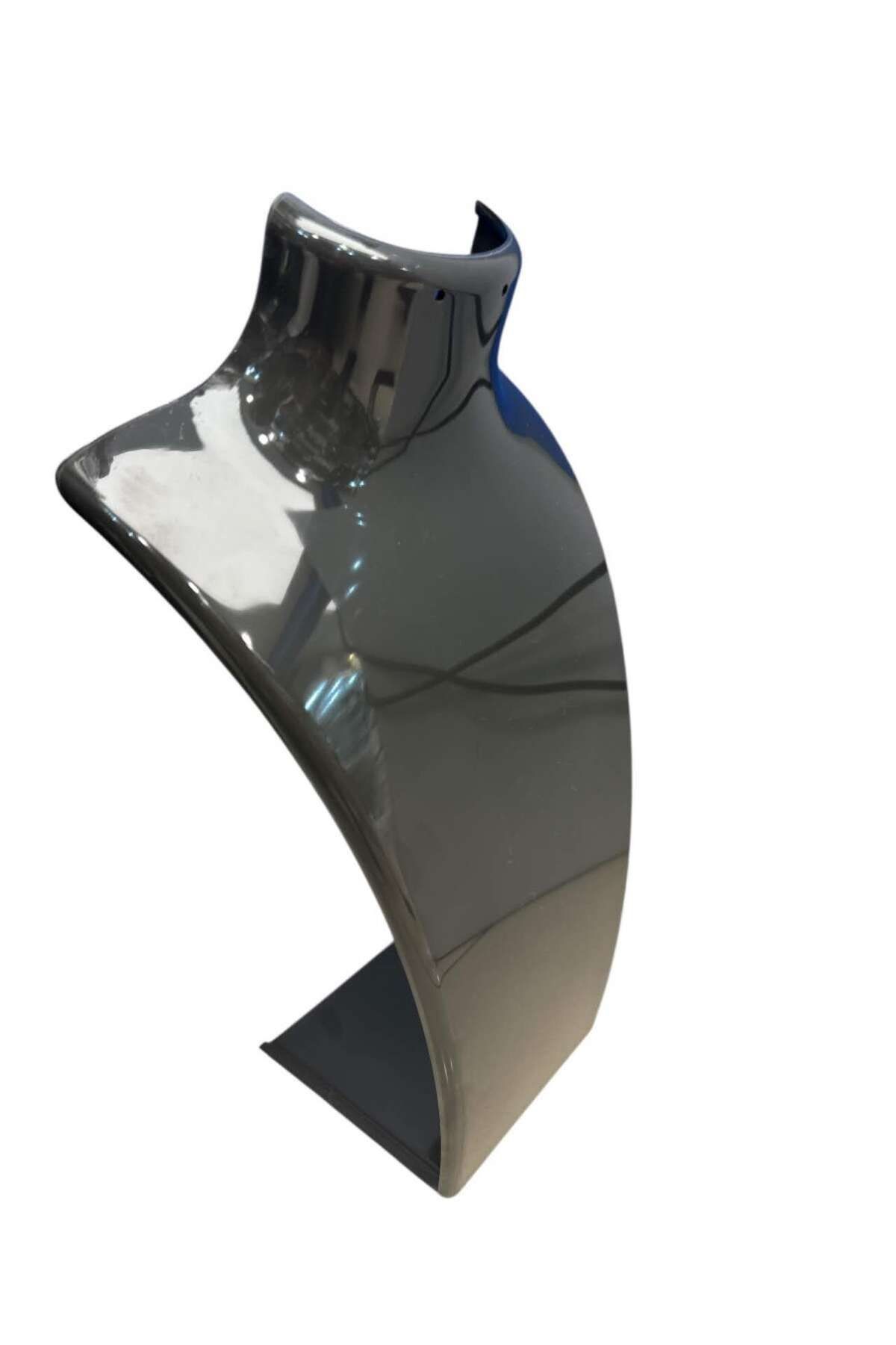 Kolye Standı Akrilik -Takı Teşhir ve Saklama Standı Antrasit Gri 19x30 cm