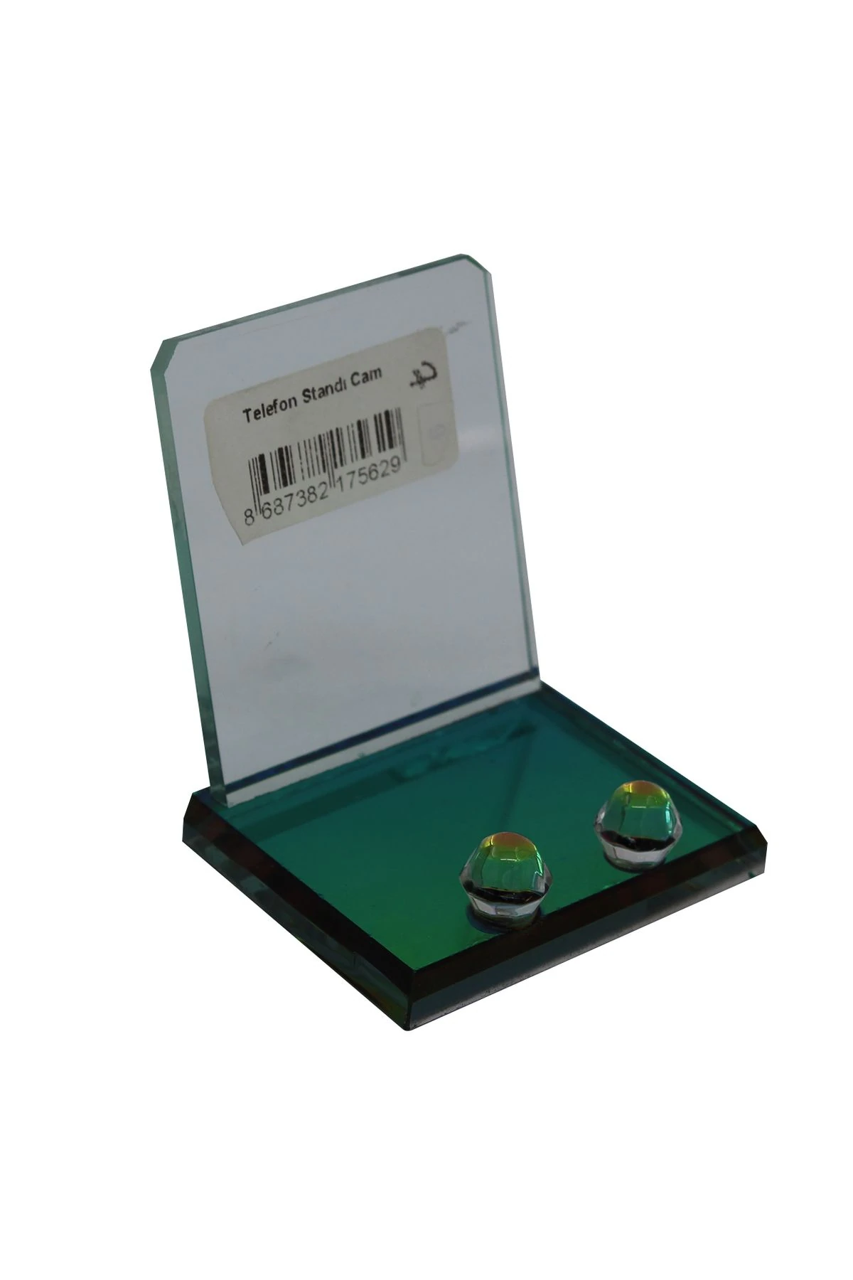 Telefon Standı, Çakmak Standı, Tabaka Standı, Kartvizitlik Cam Model (10 ADET)