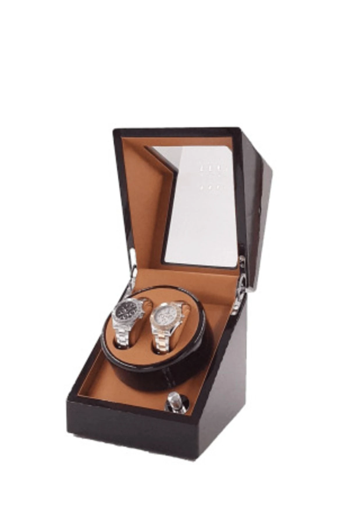 Otomatik Saat Kurma Kutusu, 2+0, kahve, taba