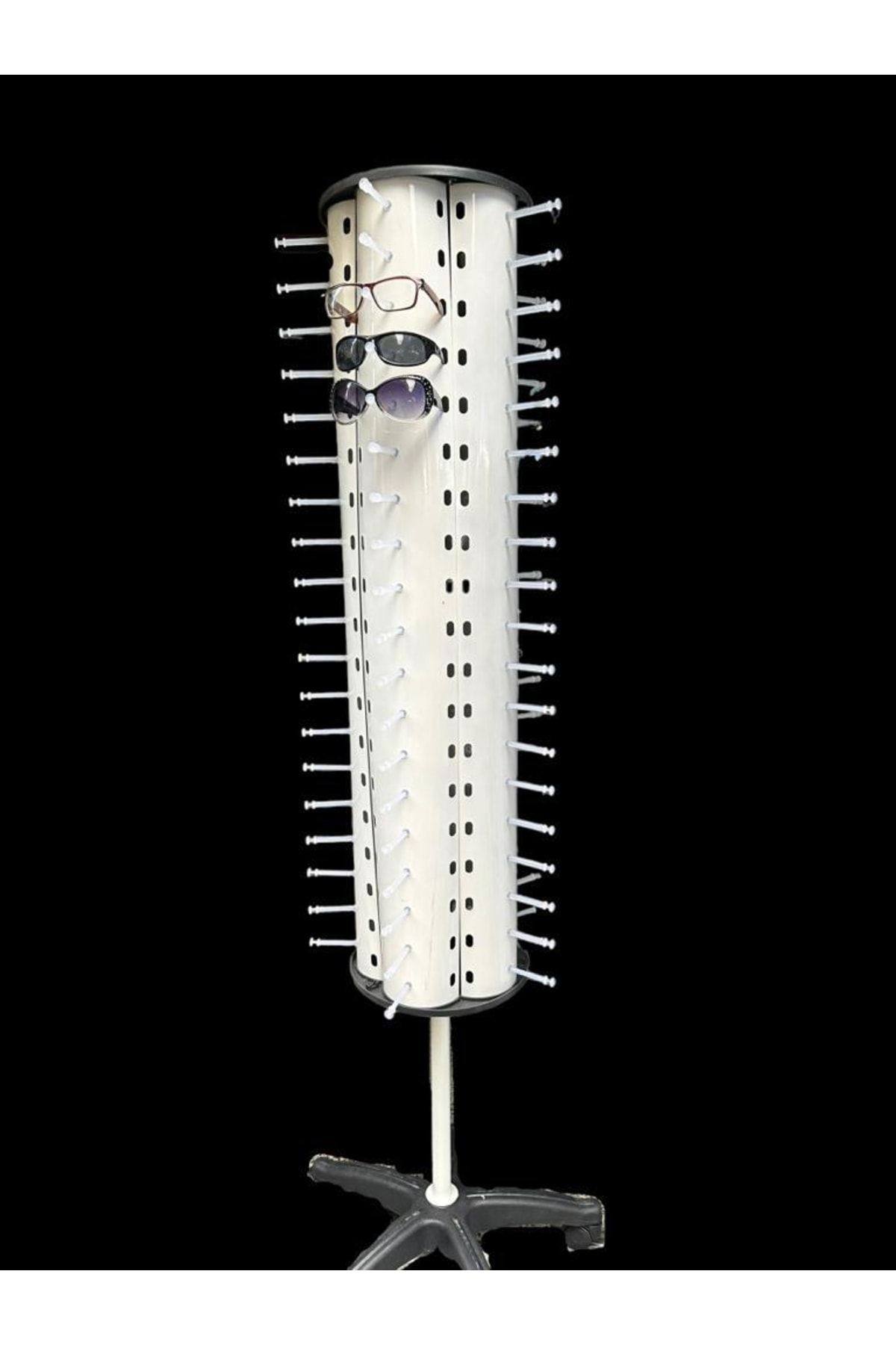 Gözlük Standı 133&#39;lü Metal Ayaklı Dönerli Model