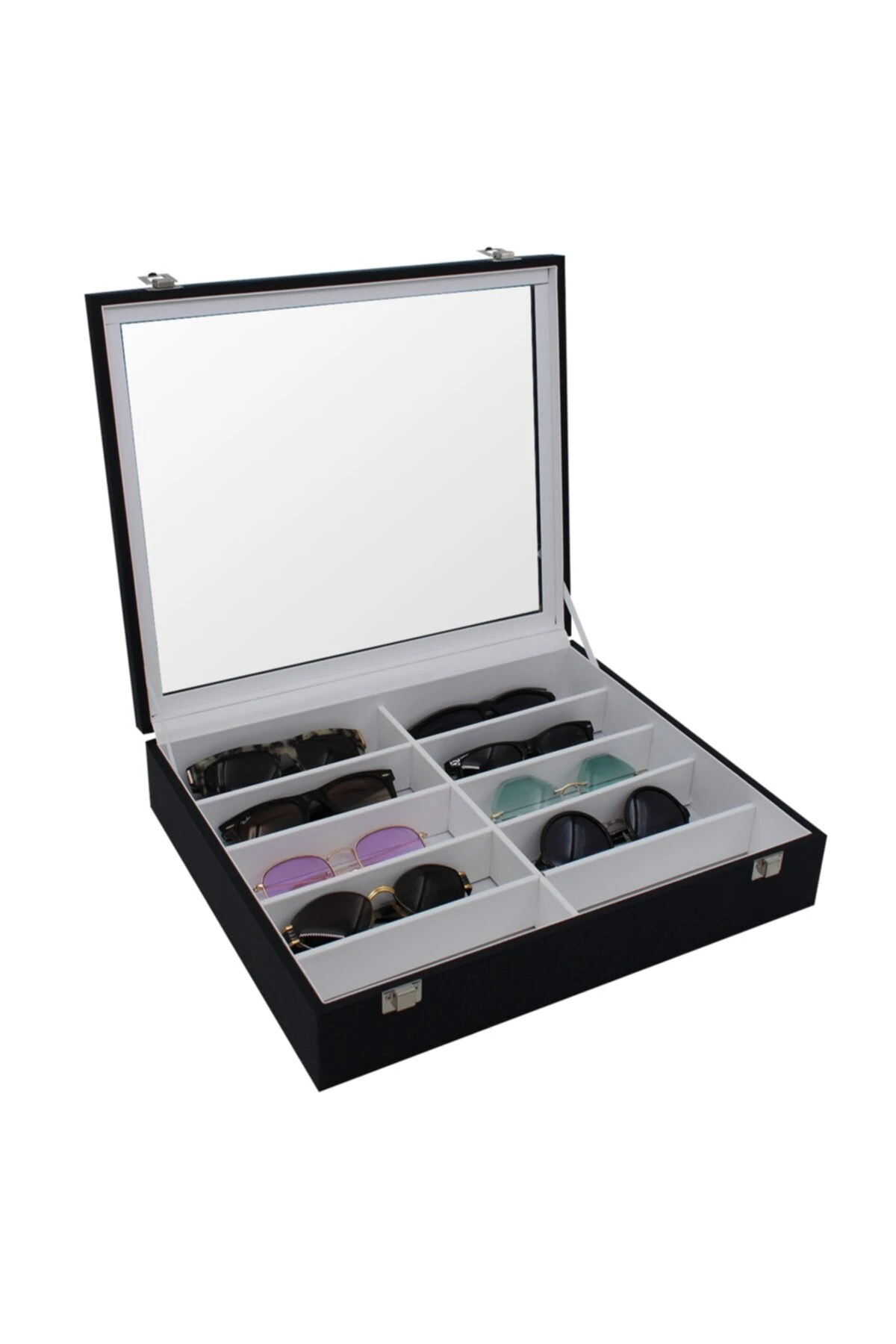 Gözlük Kutusu 10'lu Navy Blue Içi Beyaz