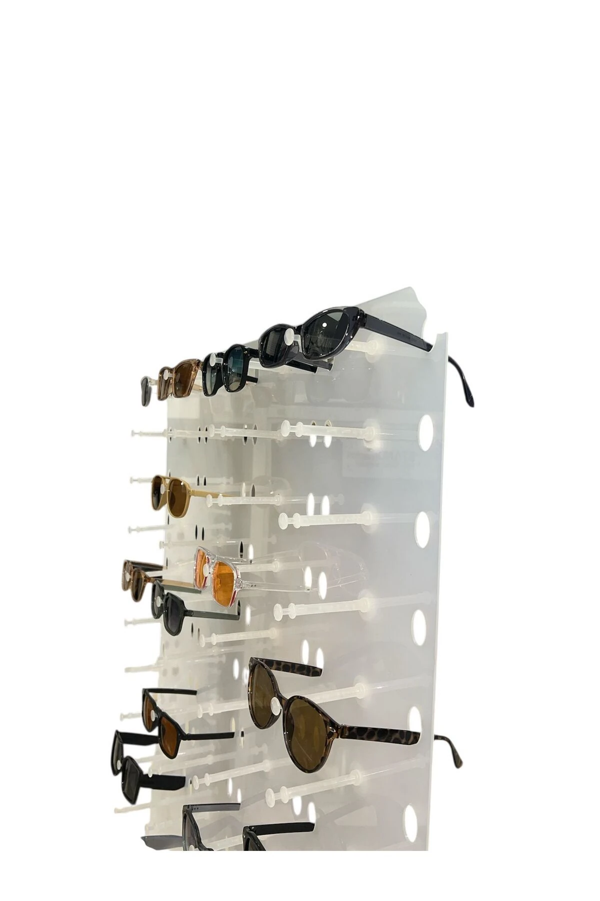 - Duvara Monte Gözlük Standı 56'li Pleksi Glass | 99x67 cm Gözlük Teşhir Standı