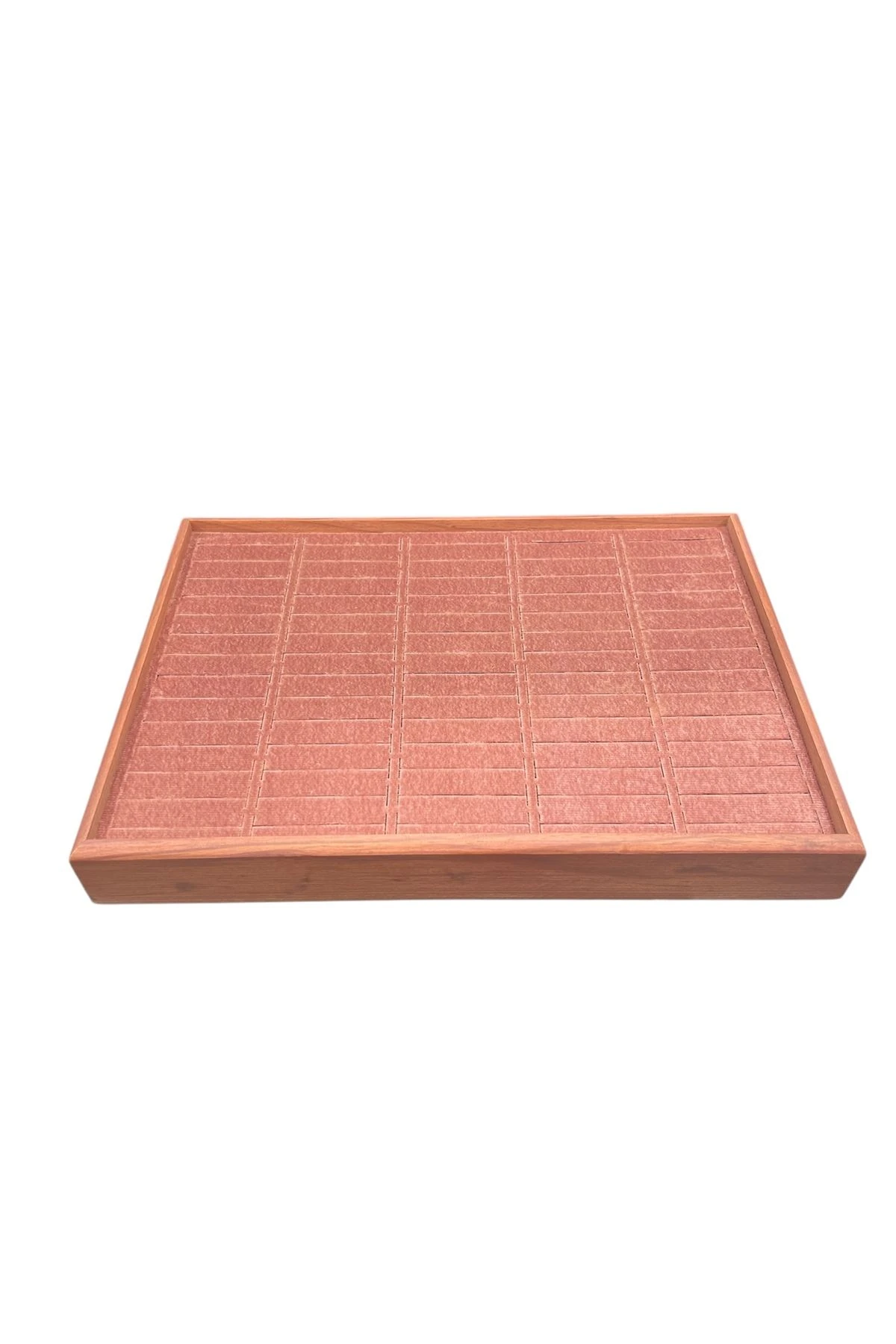 Kelepçe Bilezik Teşhir Tablasi Ahşap Çerçeveli (34,5x24,5x4,5cm) Pembe