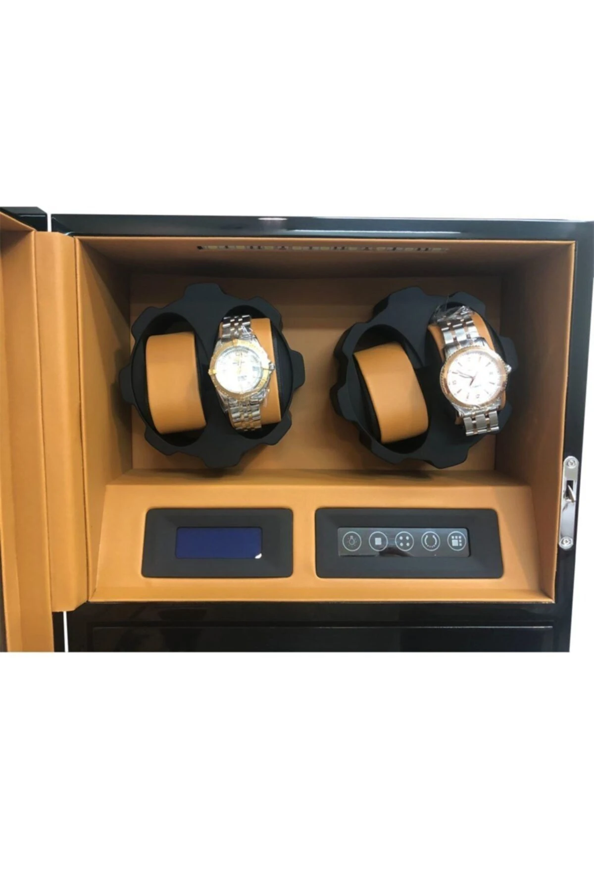 Otomatik Saat Kurma Kutusu, 4+6, siyah