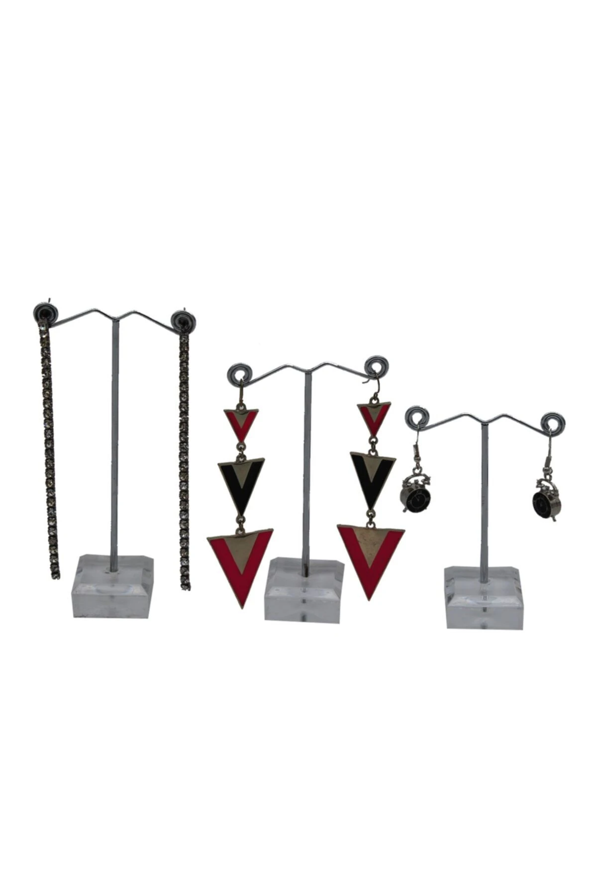 Küpe Standı Metal Mini 3'Lü Set