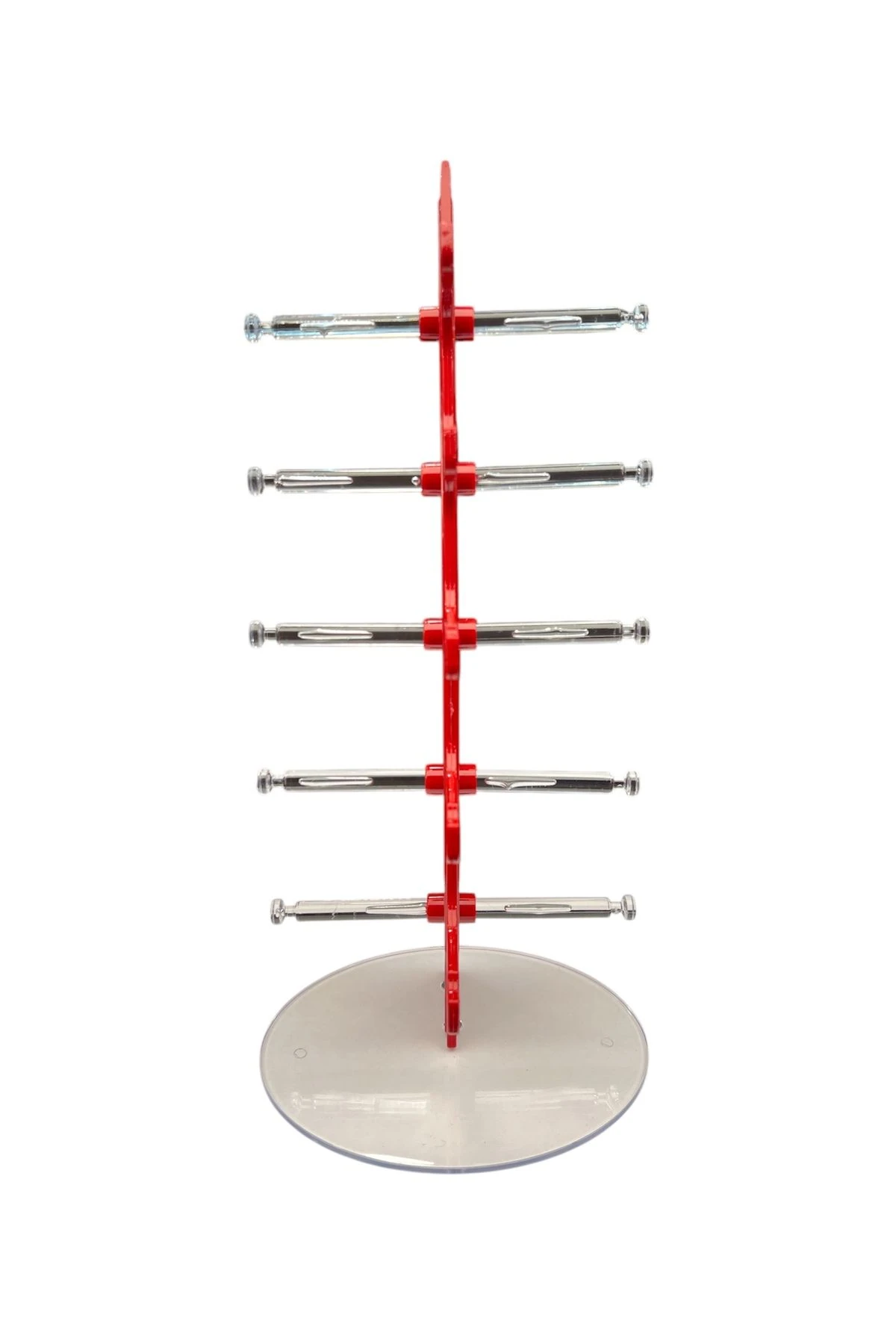 - Gözlük Standı Yelken Model, 5 Gözlük Kapasiteli Standı Kırmızı