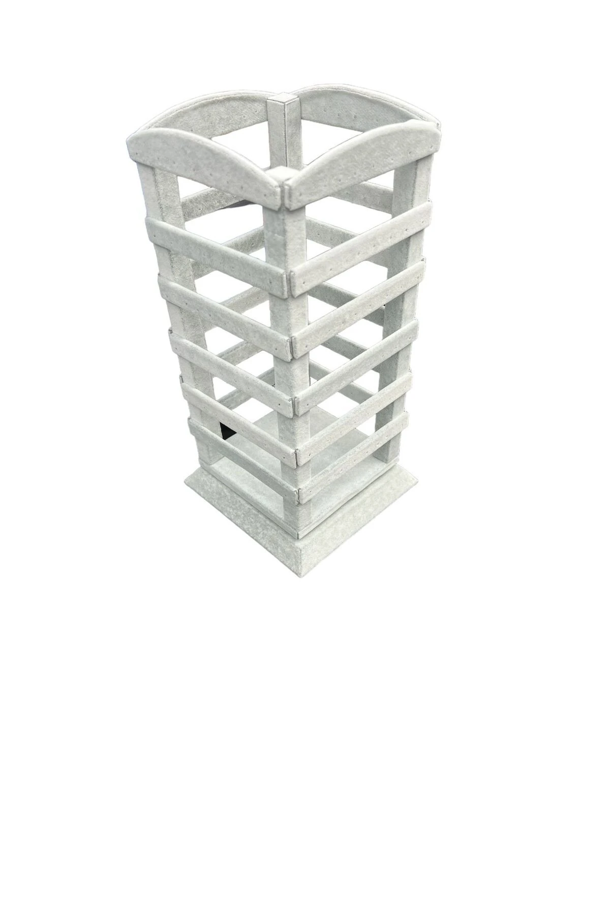 Küpe Standı Dönerli Süet Gri