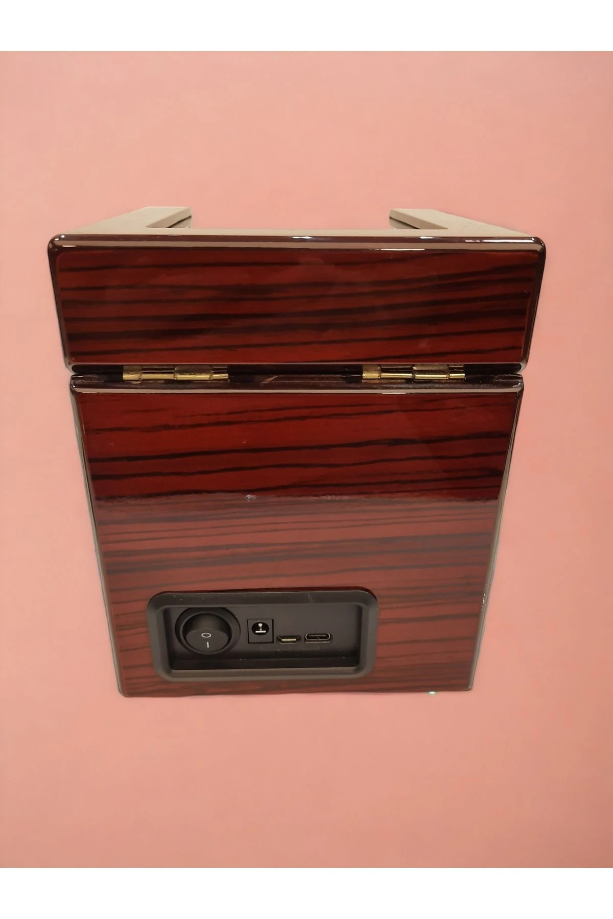 Otomatik Saat Kurma Kutusu, Tek'li, piano brown