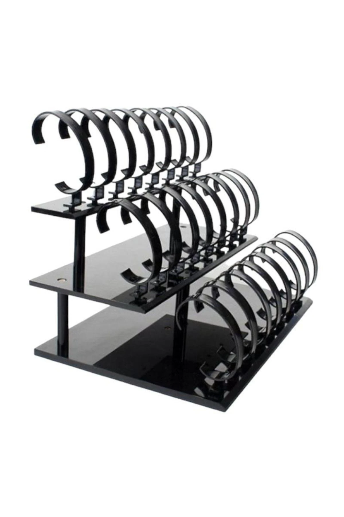 Saat Standı 24'lü Kademeli Blok Siyah