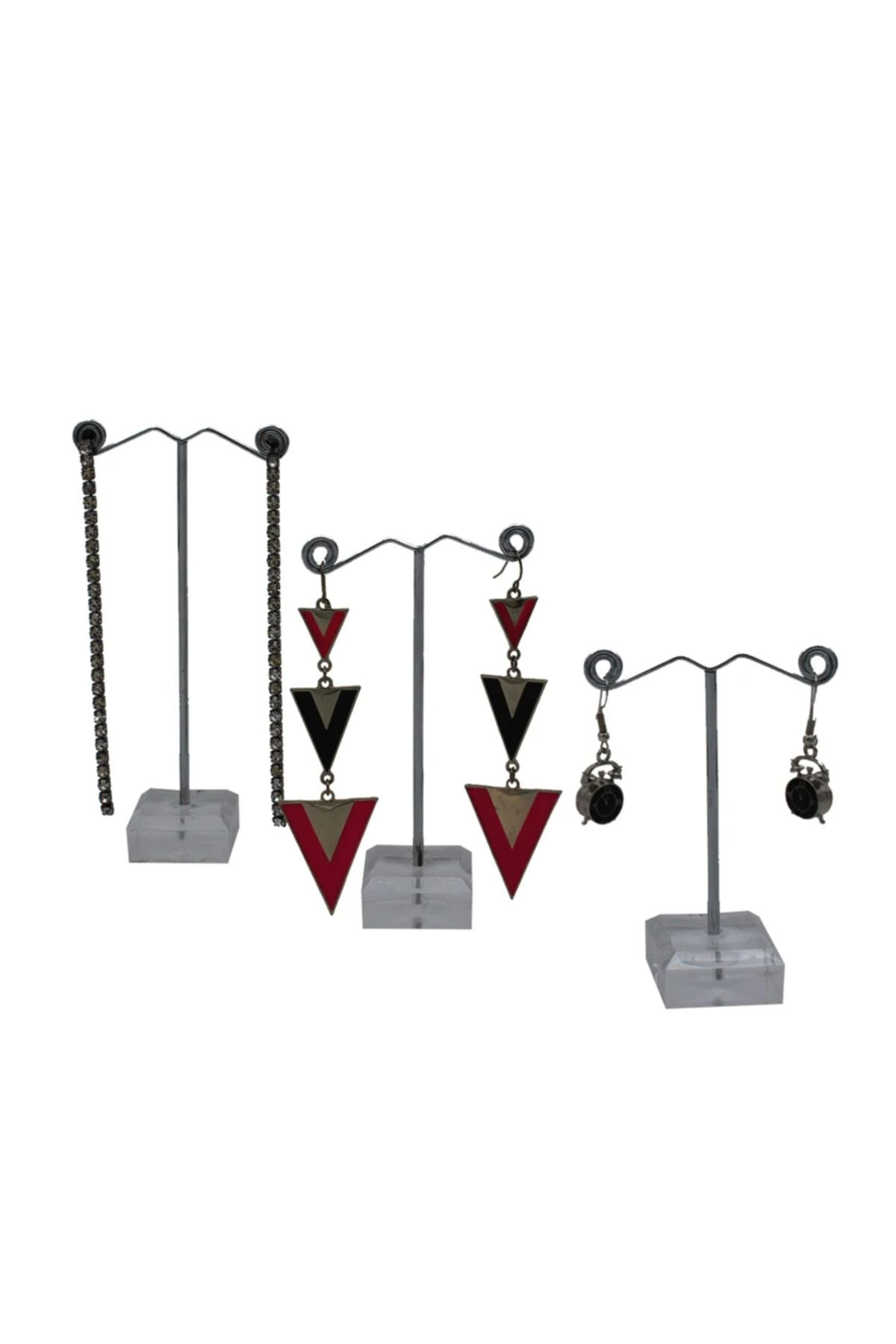 Küpe Standı Metal Mini 3'Lü Set